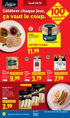 LIDL - Prévisualisation de Foie gras de canard entier, 180 g, entier mi-cuit, sans conservateurs valide à partir de 30.10.2025 | Page: 16