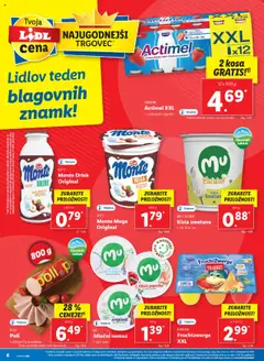 Lidl katalog │ velja od 17.07.2025 | Stran: 8 | Izdelki: Banane, Kisla smetana, Jagode, Smetana