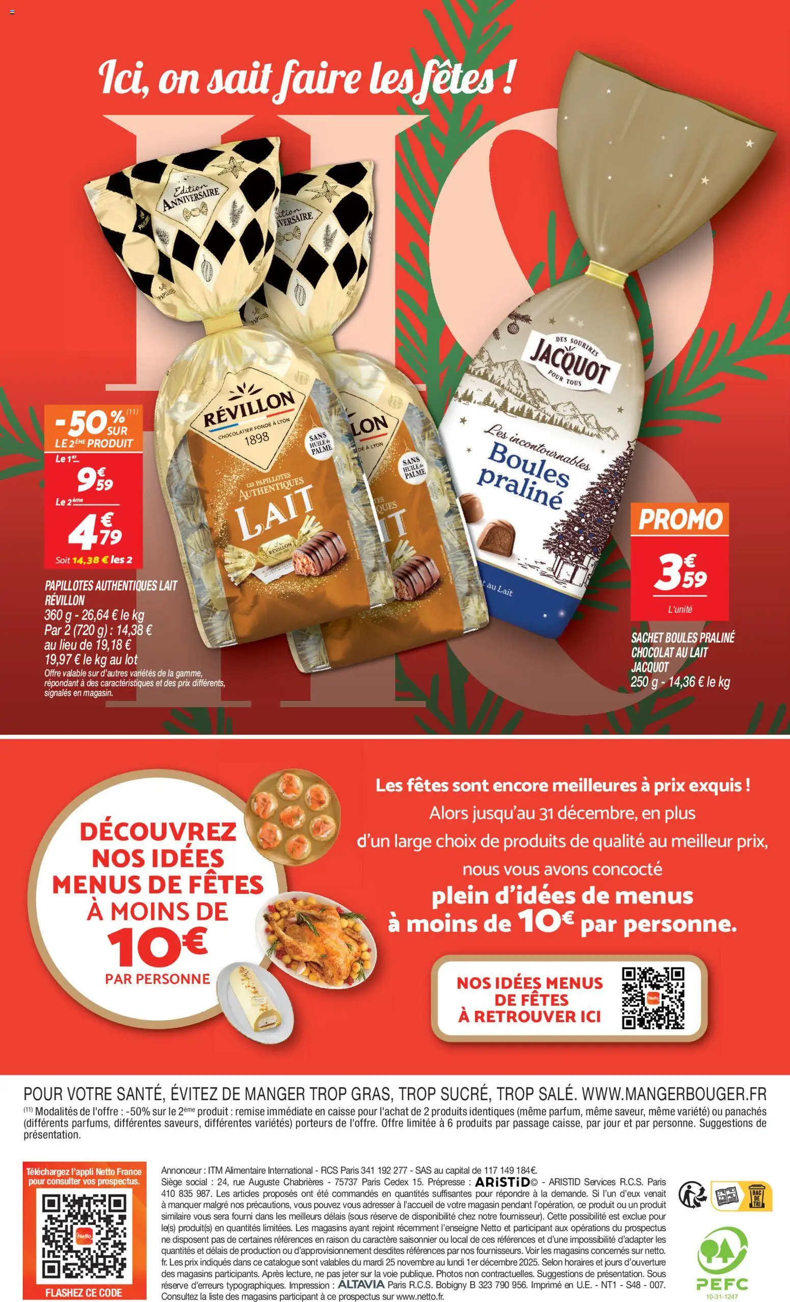 {H1} | Page: 24 | Produits: Lait, Huile, Chocolat, Papillotes
