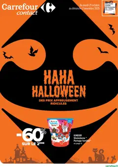 Carrefour contact - Prévisualisation de Carrefour contact catalogue halloween valide à partir de 21.10.2025