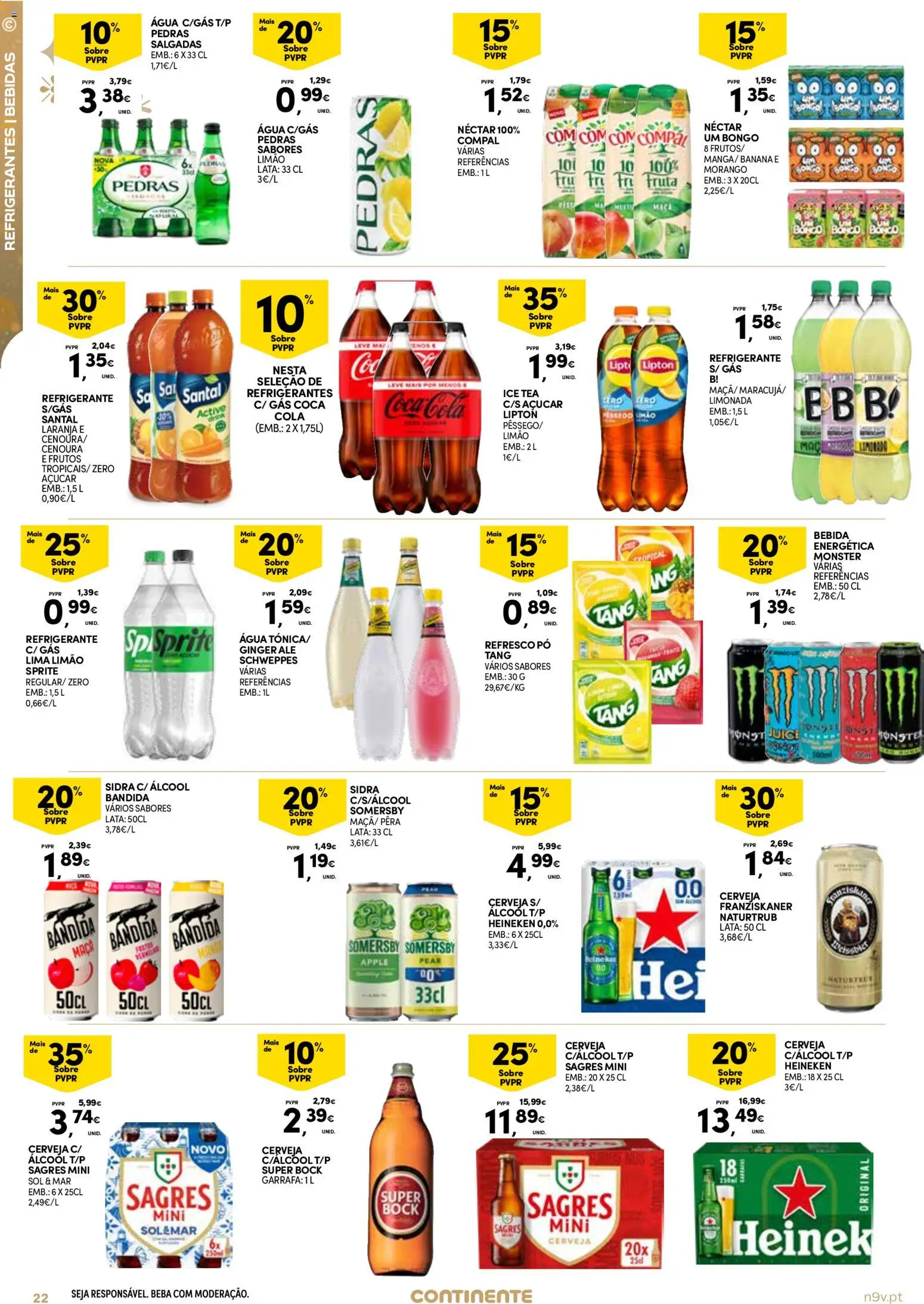 Continente - Açores: Fim de Ano │ válido de 26.12.2025 | Página: 22 | Produtos: Pó, Maça, Cerveja, Bebida