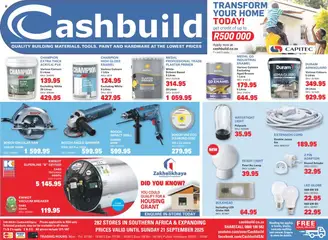 Cashbuild specials catalogue – valid from 04.09.2025