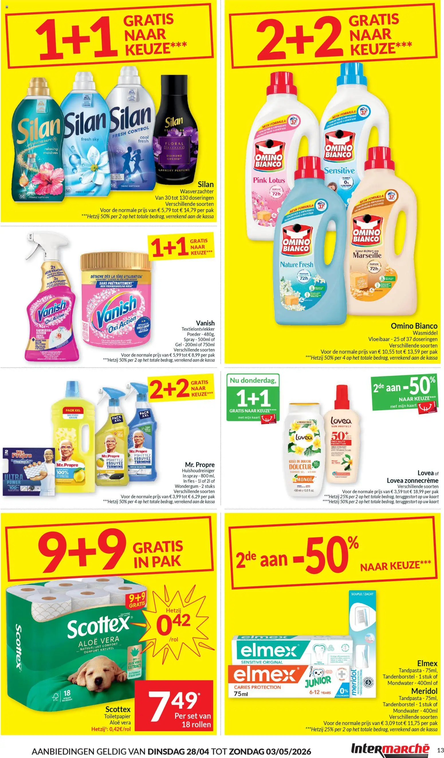 {H1} | Pagina: 13 | Producten: Parfum, Tandpasta, Tandenborstel, Mondwater