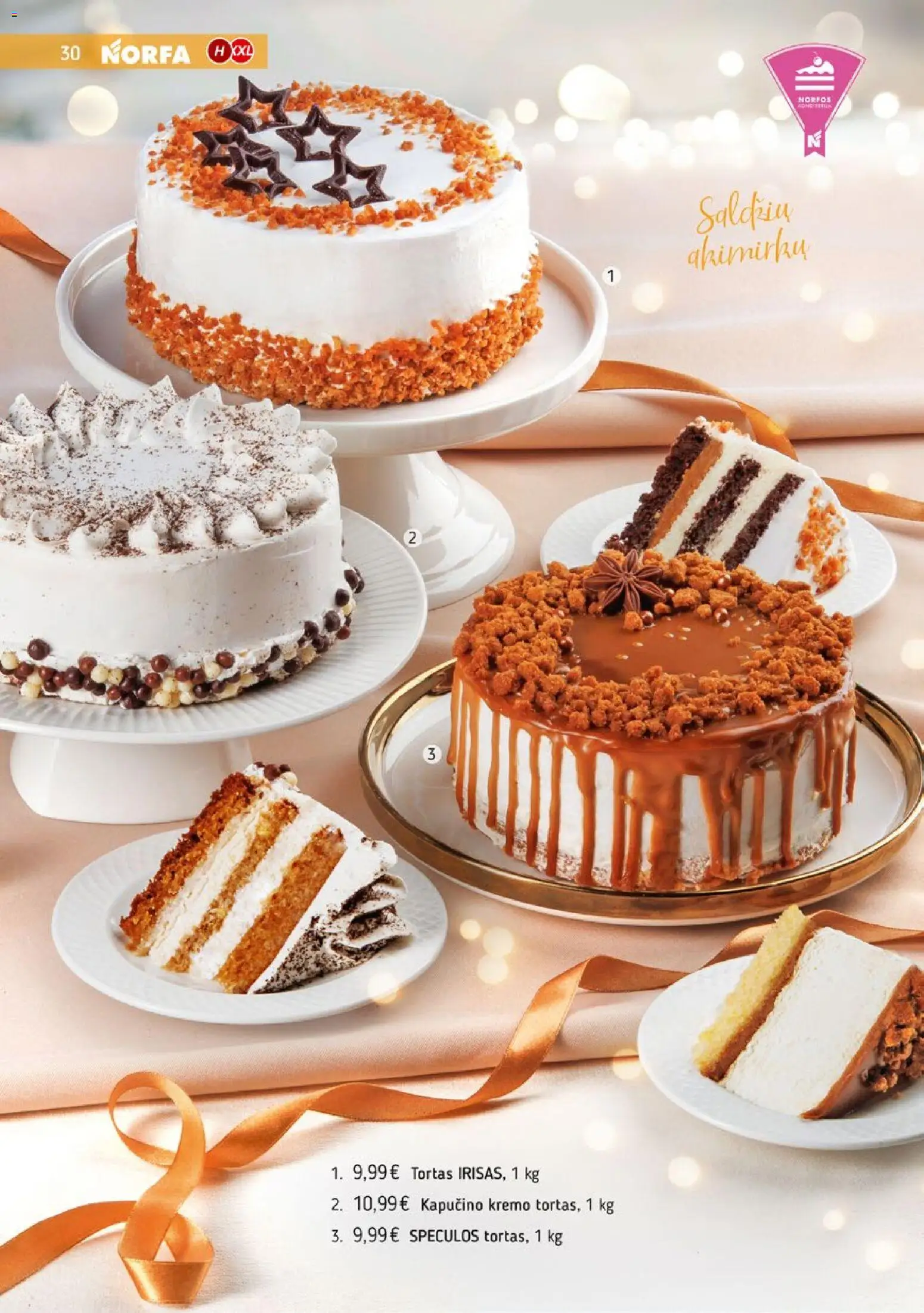 NORFA akcijos nuo 09.12.2025 | Puslapis: 30 | Prekių: Tortas