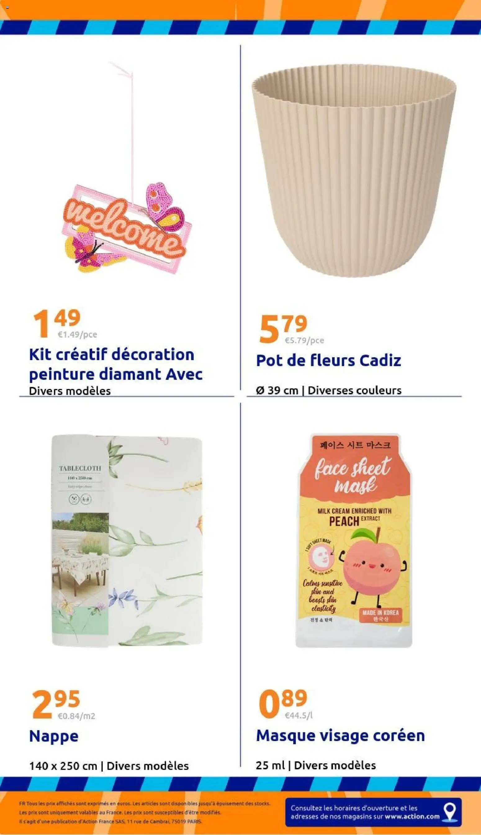 {H1} | Page: 34 | Produits: Masque, Nappe, Pot de fleurs