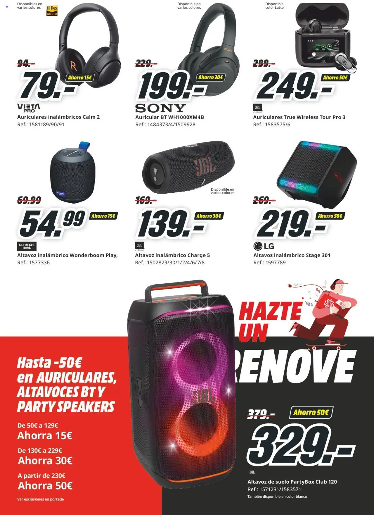 Media Markt folleto │ válido desde el 16.10.2025 | Página: 24 | Productos: Altavoces, Audio, Auriculares, Altavoz