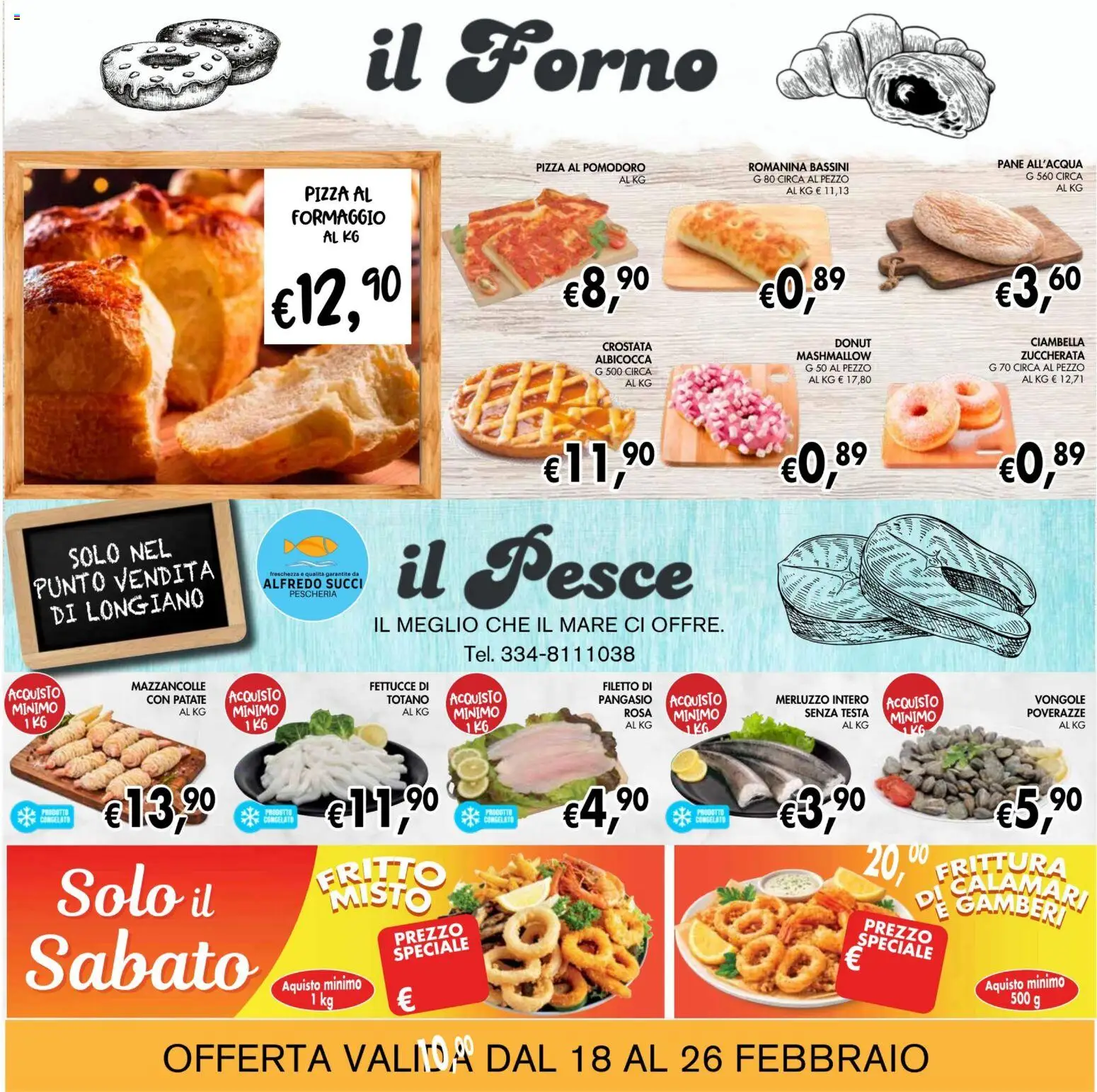 Volantino Coal del 27.02.2026 | Pagina: 8 | Prodotti: Gamberi, Calamari, Pangasio, Totano