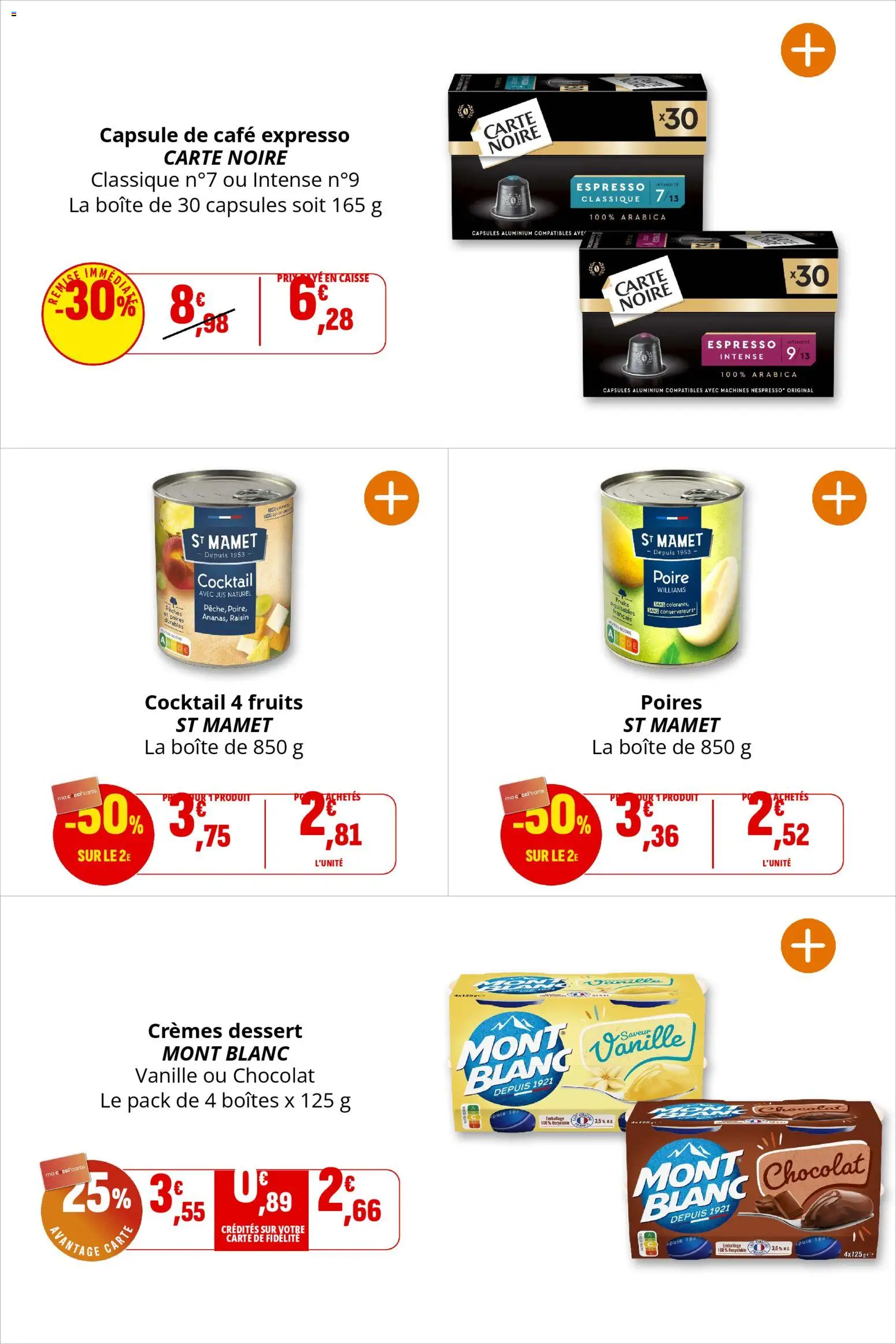 {H1} | Page: 26 | Produits: Raisin, Capsule de café, Café, Chocolat