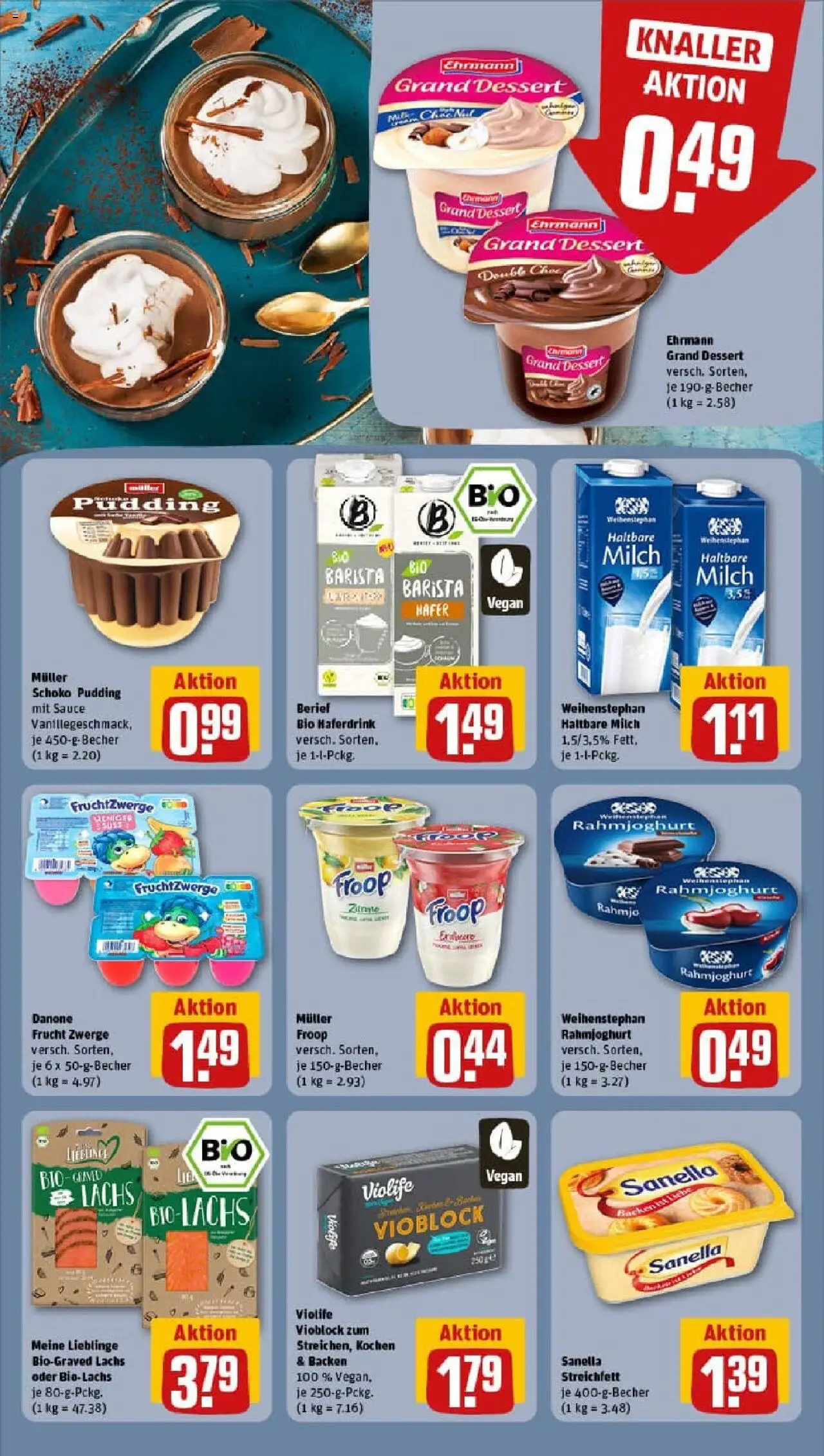 Rewe prospekt Bad Blankenburg	 – gültig ab 21.09.2025 | Seite: 19 | Produkte: Milch, Haltbare milch, Haferdrink, Sanella