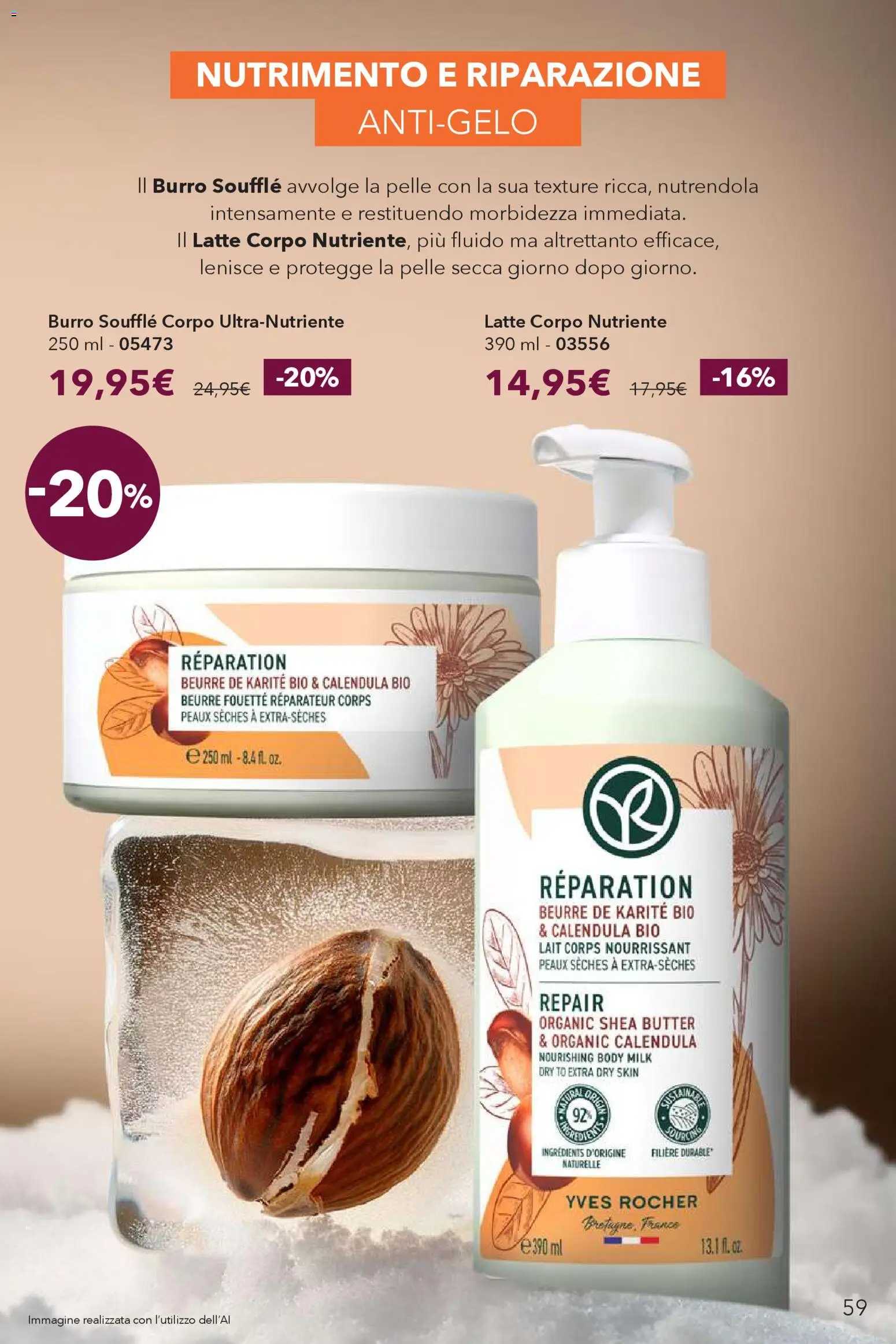 Volantino Yves Rocher del 30.01.2026 | Pagina: 59 | Prodotti: Latte, Burro