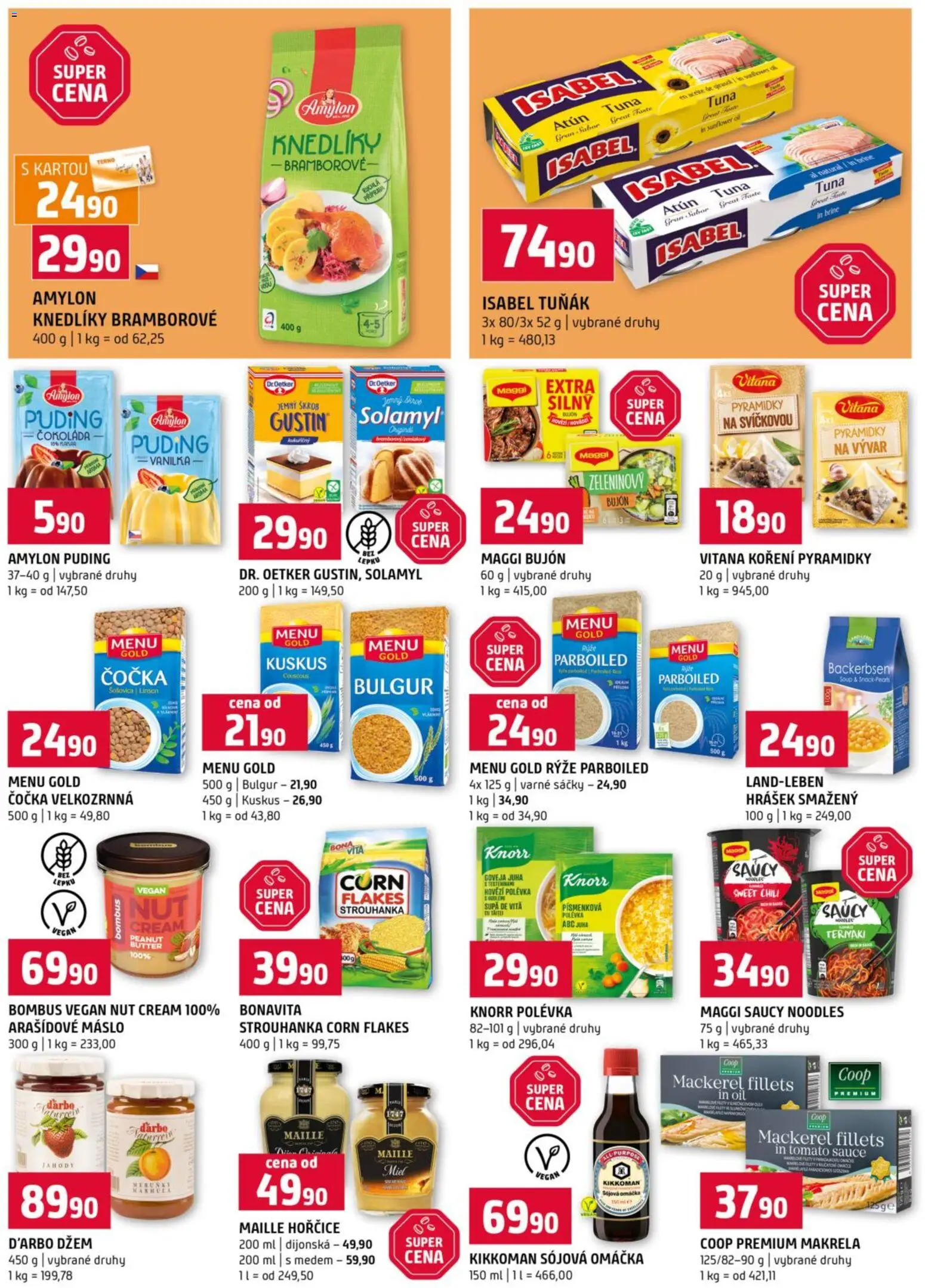 Terno leták od 14.01.2026 | Strana: 10 | Produkty: Vegan, Čočka, Hořčice, Kuskus