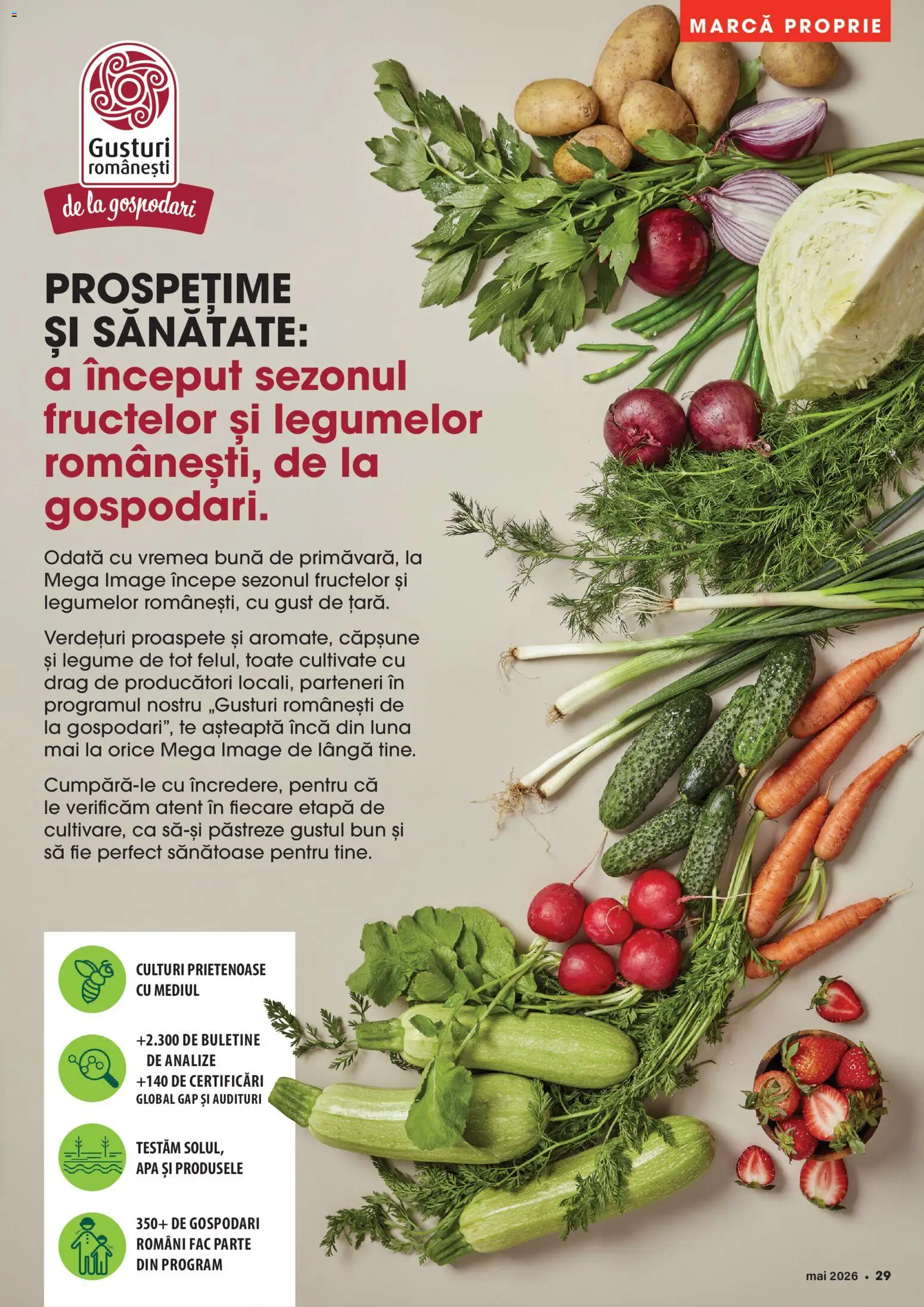 Noul catalog Mega Image – valabil de la 23.04.2026 | Pagină: 29 | Produse: Apă, Legume