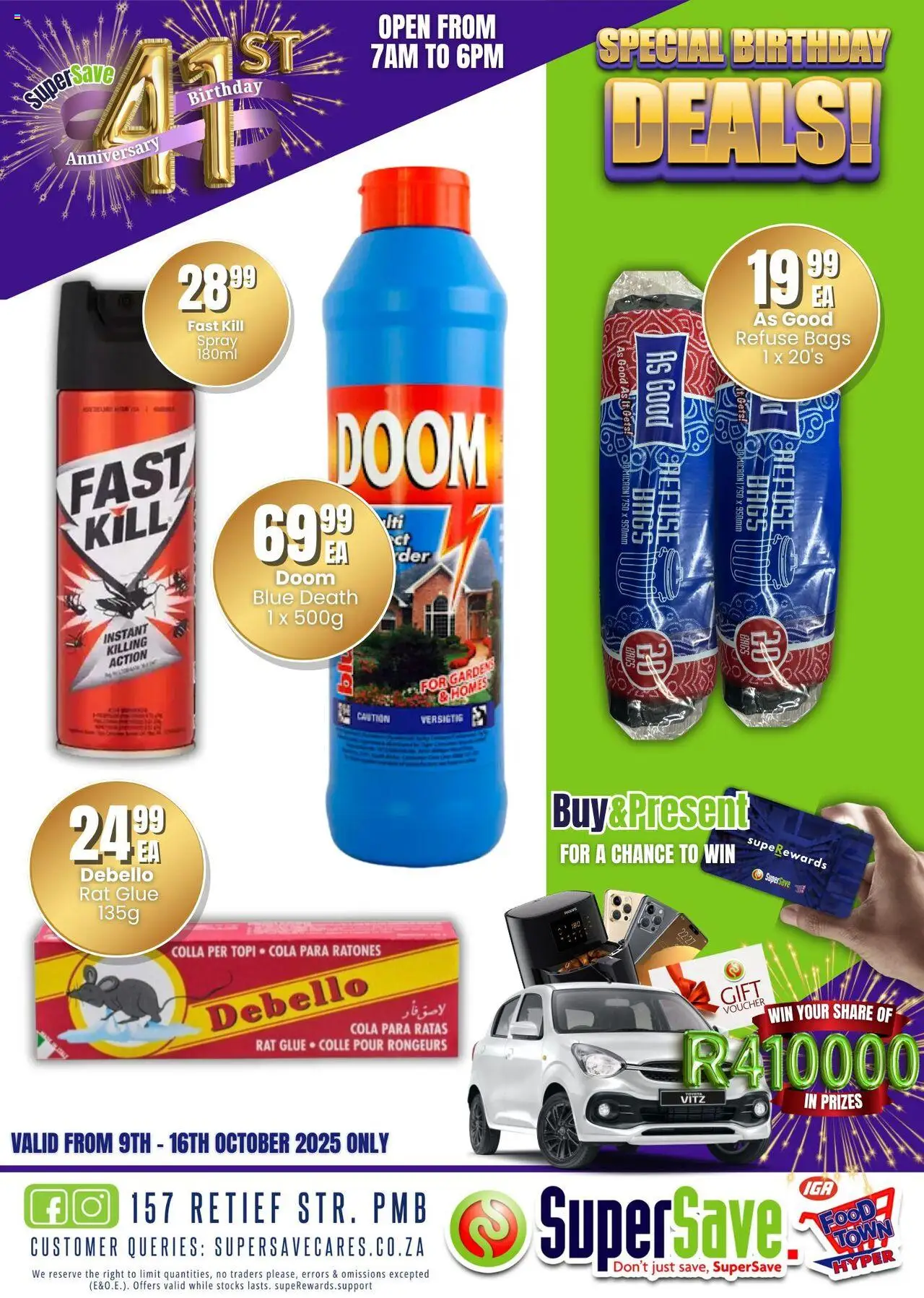 New Super Save catalogue – valid from 09.10.2025 | Page: 97 | Products: Refuse bags