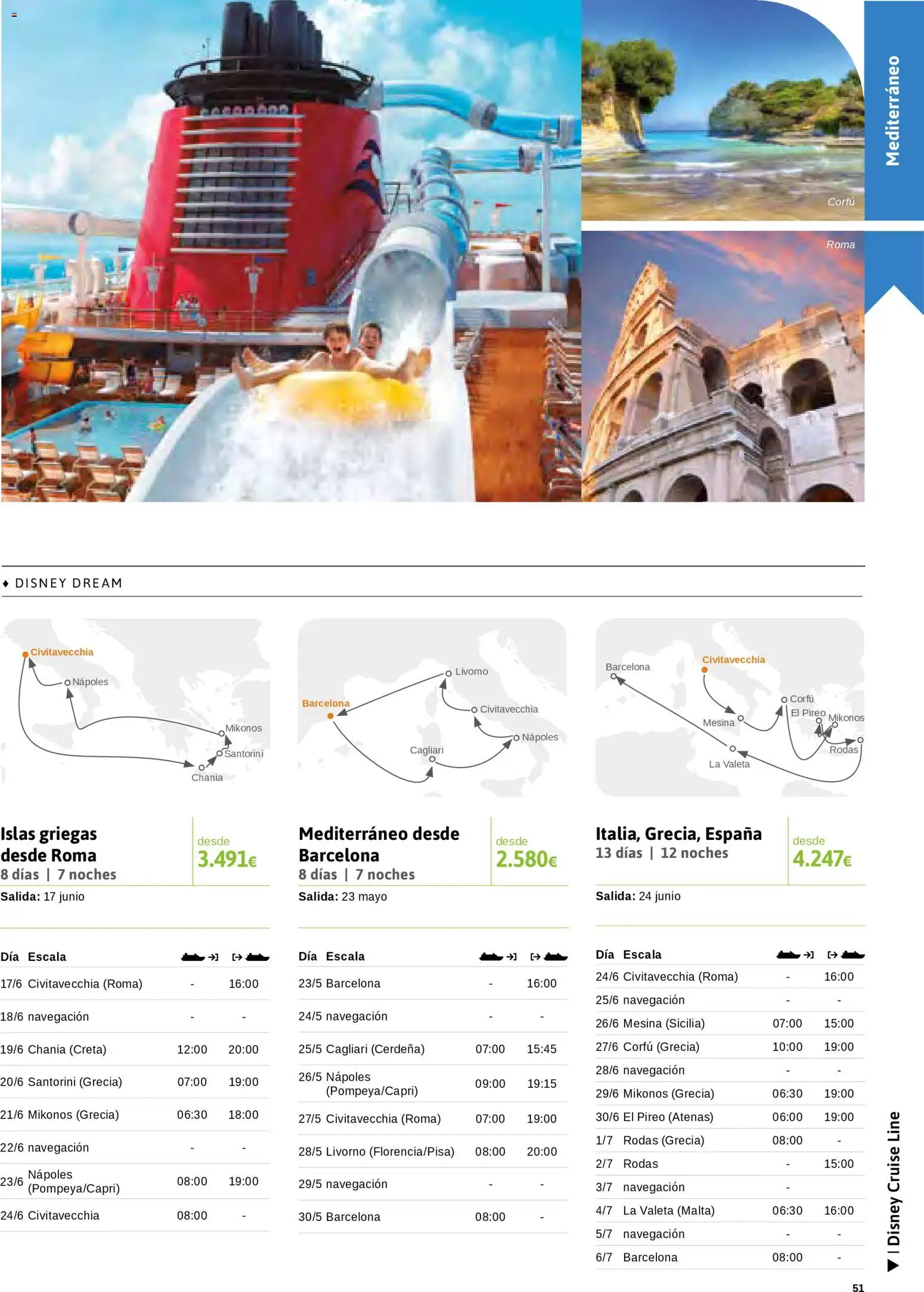 Viajes El Corte Inglés Cruceros marítimos │ válido desde el 01.01.2026 | Página: 52 | Productos: Navegación