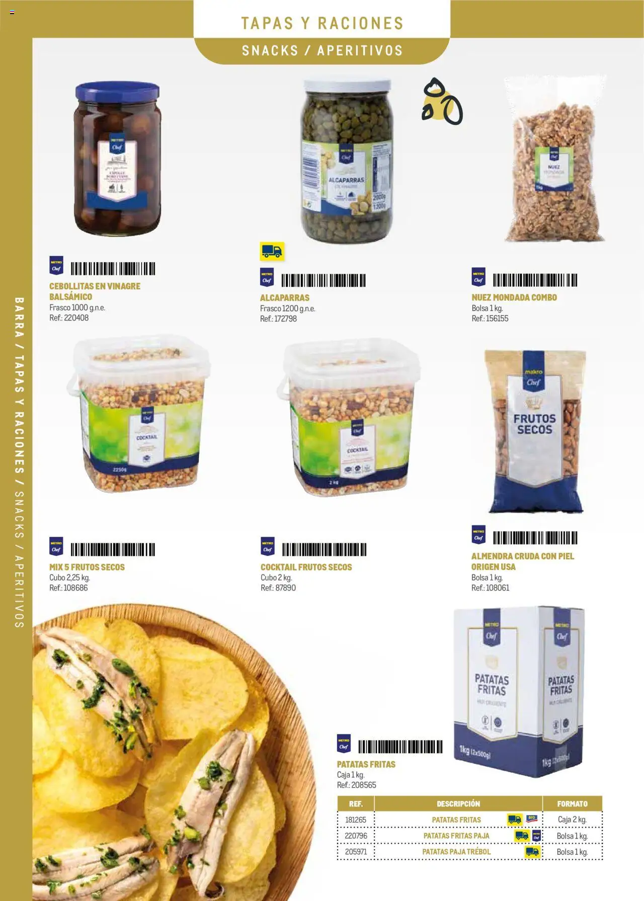 Makro -  Menú y Barra Canarias │ válido desde el 08.09.2025 | Página: 68 | Productos: Frutos secos, Bolsa, Δεξαμενή, Caja