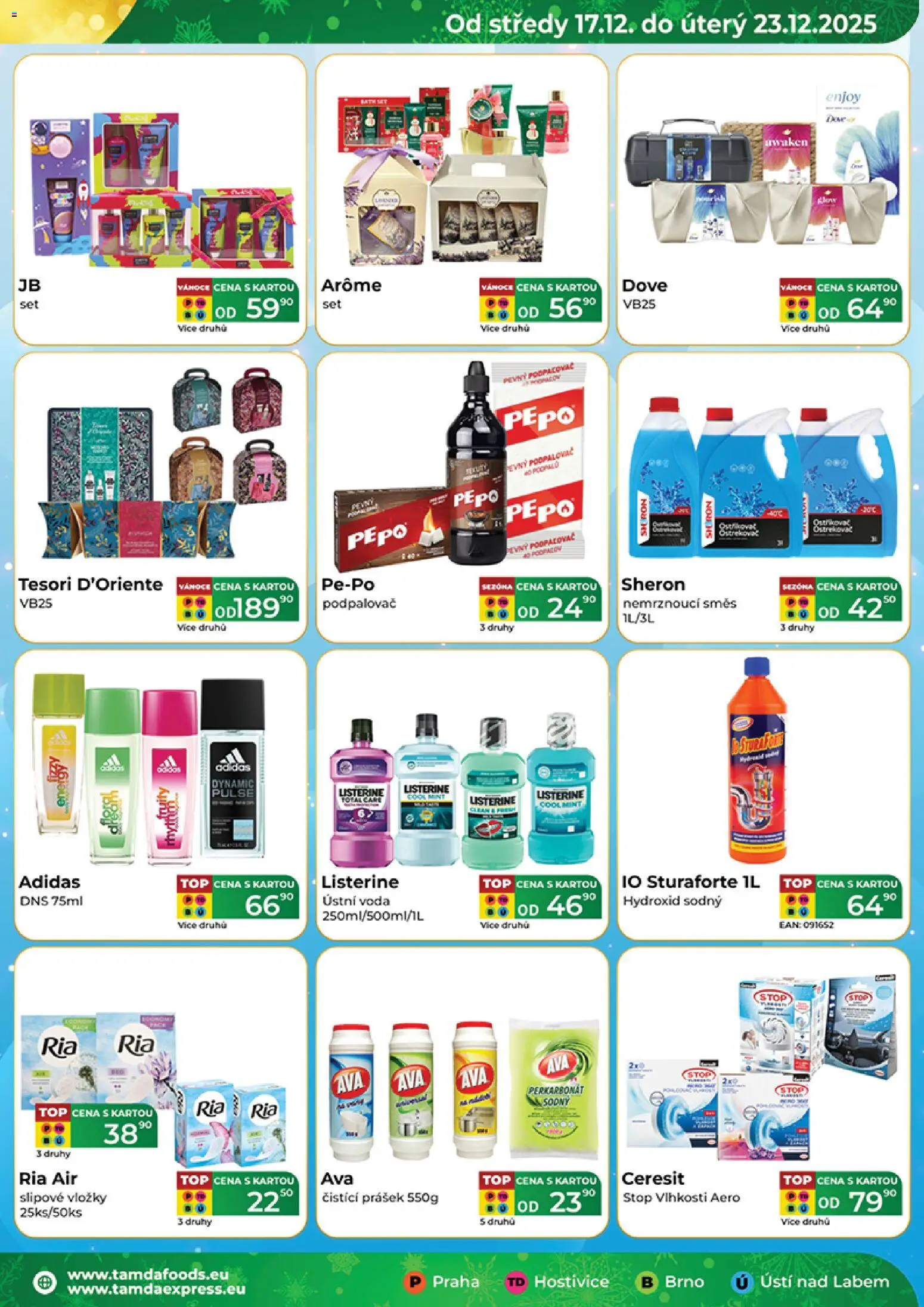 Tamda Foods leták od 17.12.2025 | Strana: 5 | Produkty: Ústní voda, Tesori d'Oriente, Listerine, Dove