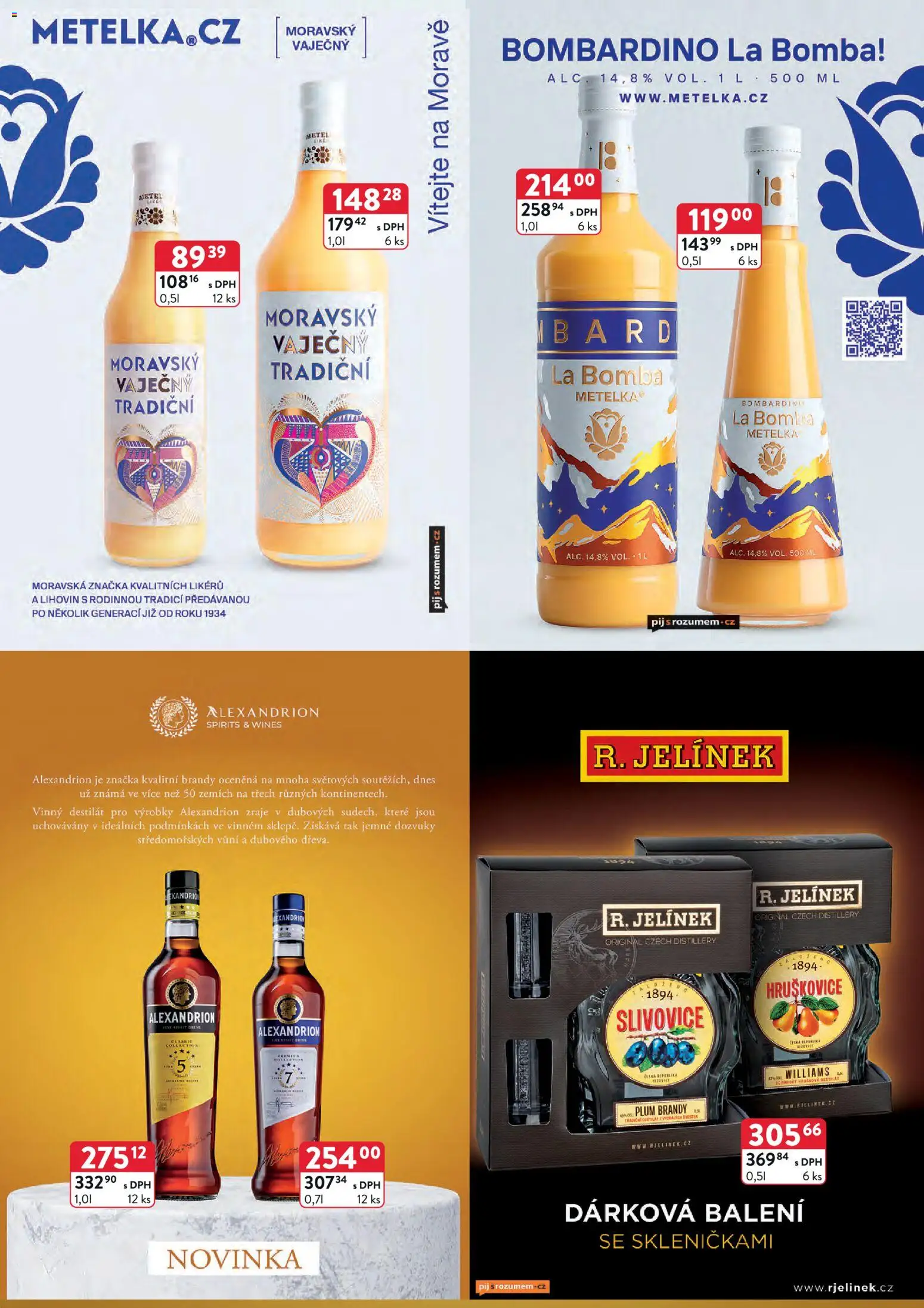 Astur & Qanto leták - Velkoobchod 12/2025 od 01.12.2025 | Strana: 26 | Produkty: Bombardino, Brandy, Slivovice, Jelínek