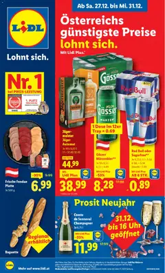 Lidl Flugblatt ab 27.12.2025 gültig