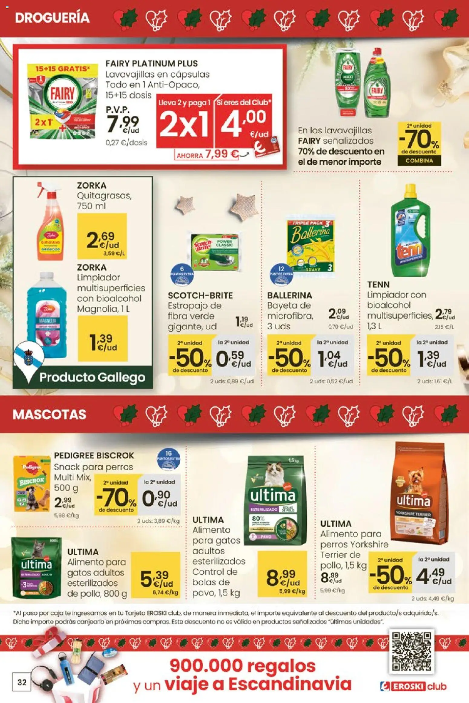 Eroski - Navidad  │ válido desde el 18.12.2025 | Página: 32 | Productos: Té, Lavavajillas, Caja