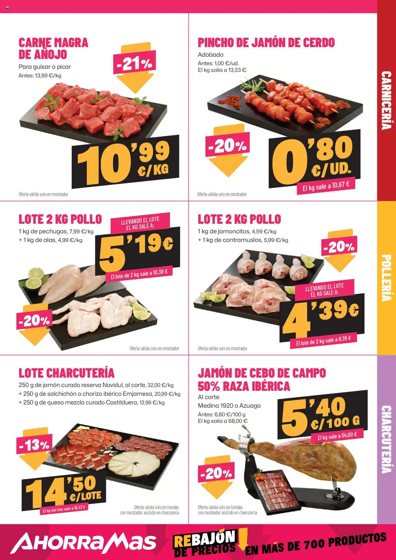 AhorraMas folleto │ válido desde el 21.08.2025 | Página: 3 | Productos: Queso, Jamón, Cerdo