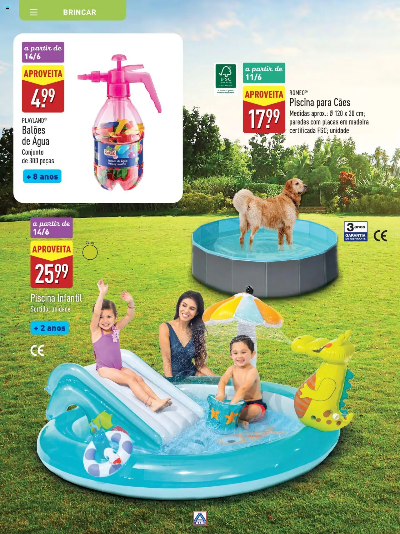 Aldi Especial Verão  │ válido de 09.06.2025 | Página: 52 | Produtos: Agua, Piscina