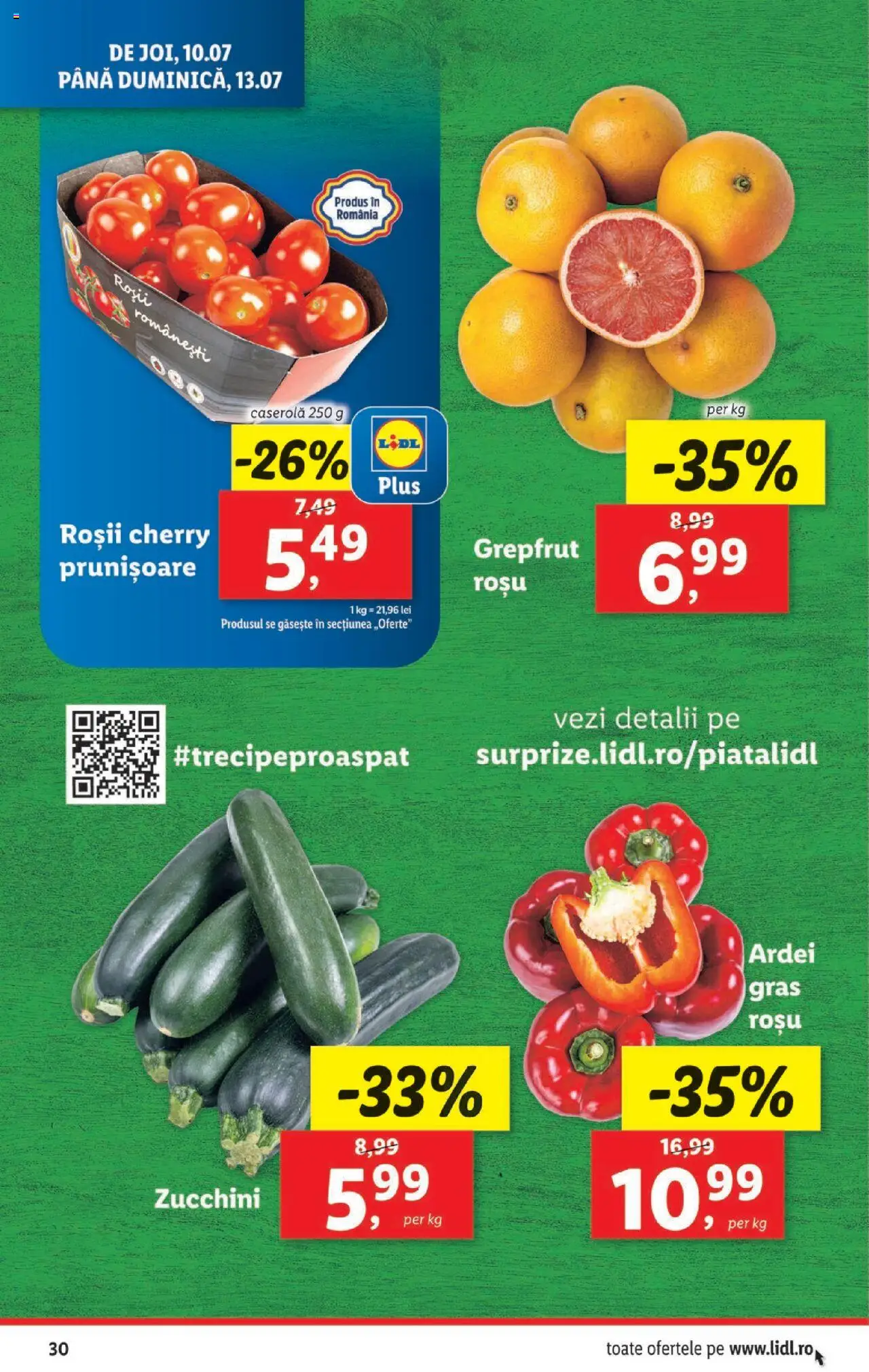 Catalog Lidl – valabil de la 07.07.2025 | Pagină: 30 | Produse: Ardei, Roșii, Grepfrut