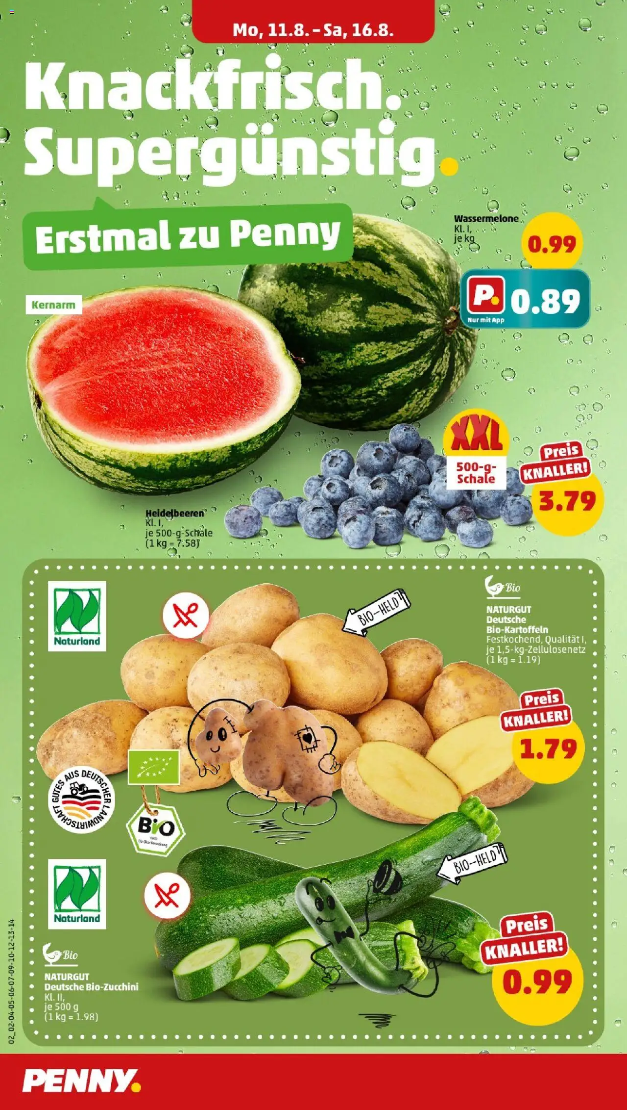 Penny - Nordrhein - Westfalen - gültig ab dem 11.08.2025 | Seite: 2 | Produkte: Wassermelone