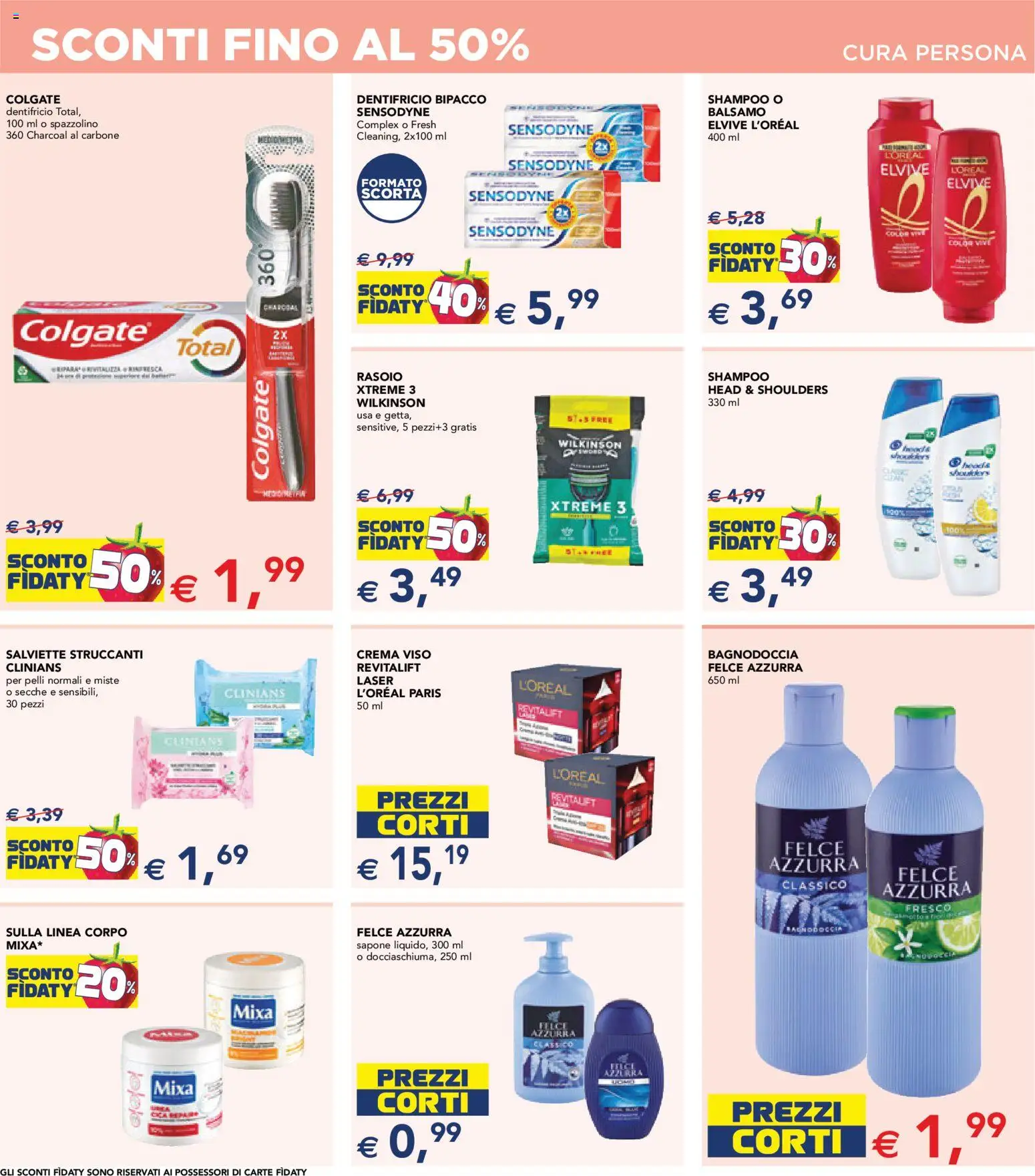 Volantino Esselunga S del 23.10.2025 | Pagina: 12 | Prodotti: Shampoo, Balsamo, Crema, Rasoio