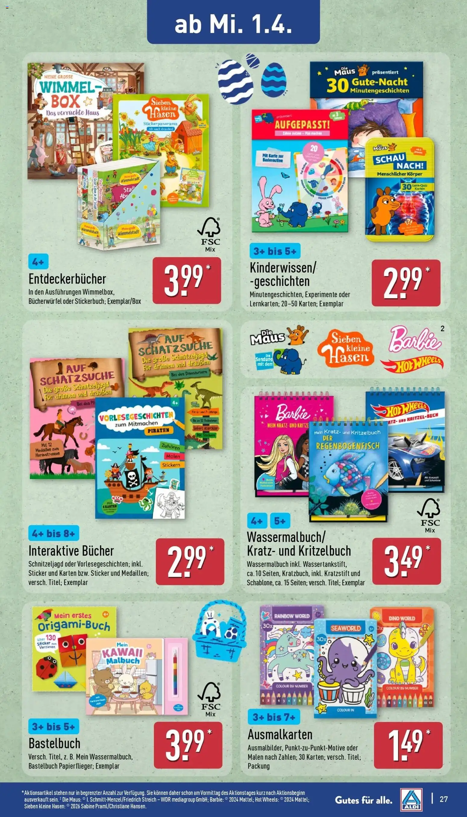 Aldi Wochenangebote – gültig ab 30.03.2026 | Seite: 28 | Produkte: Box, Maus