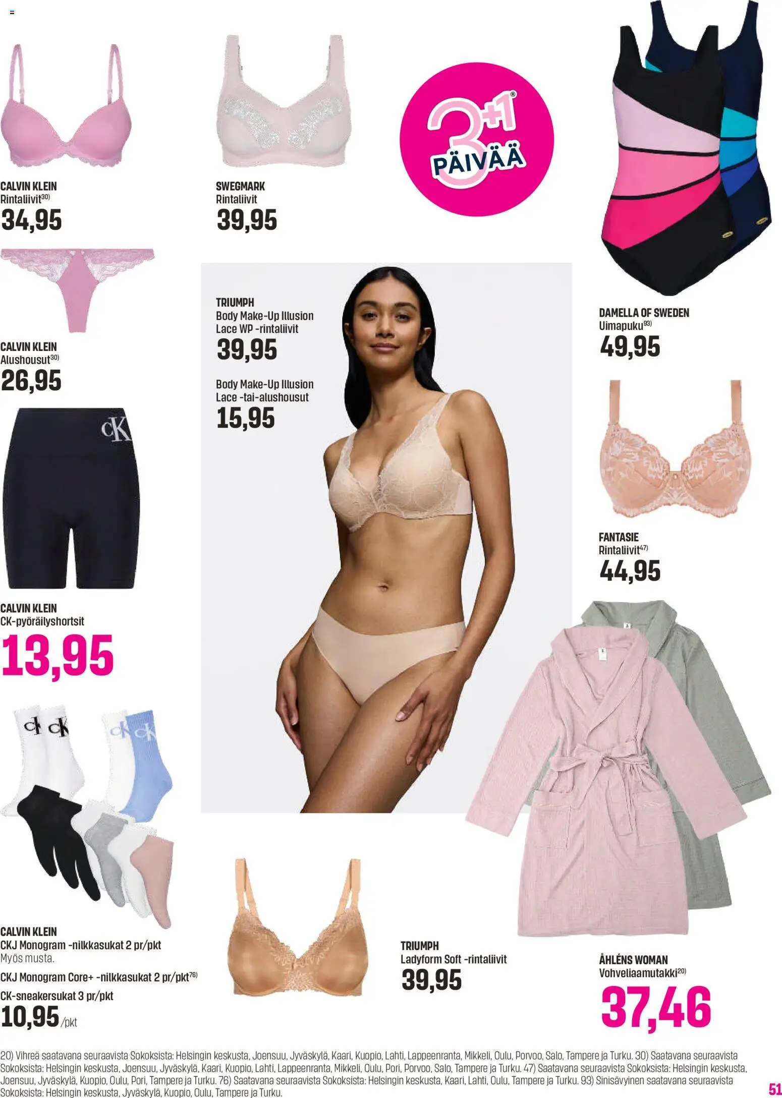 Sokos tarjoukset - Emotion 3plus1 – voimassa 25.03.2026 alkaen | Sivu: 51 | Tuotteet: Rintaliivit