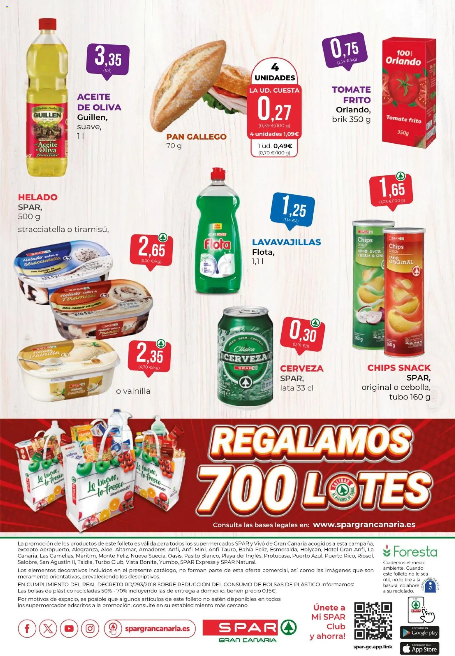 Spar - folleto │ válido desde el 23.01.2026 | Página: 22 | Productos: Aceite, Pan, Cerveza, Lavavajillas