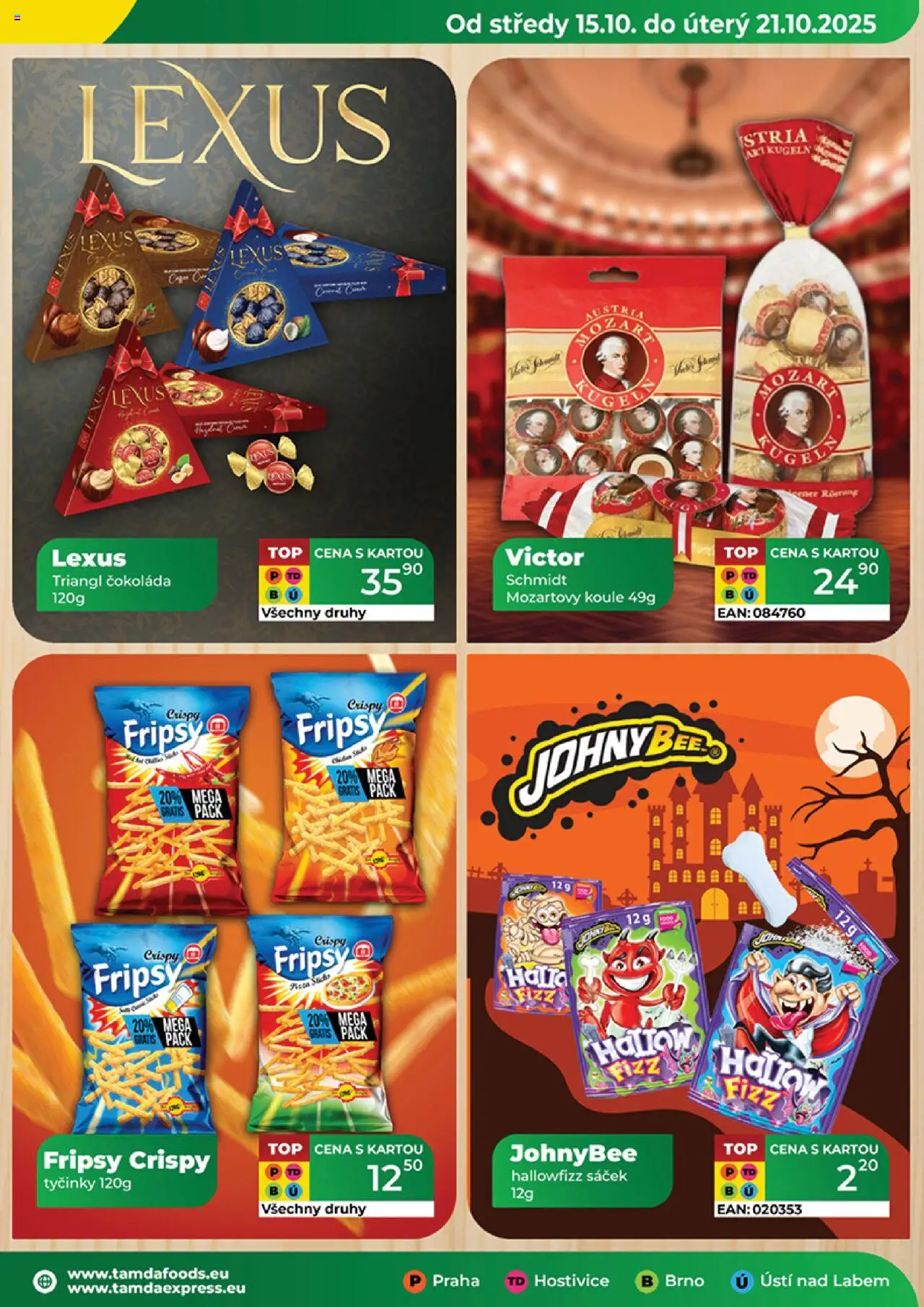 Tamda Foods leták od 15.10.2025 | Strana: 7 | Produkty: Triangl, Čokoláda, Tyčinky, Mozartovy koule