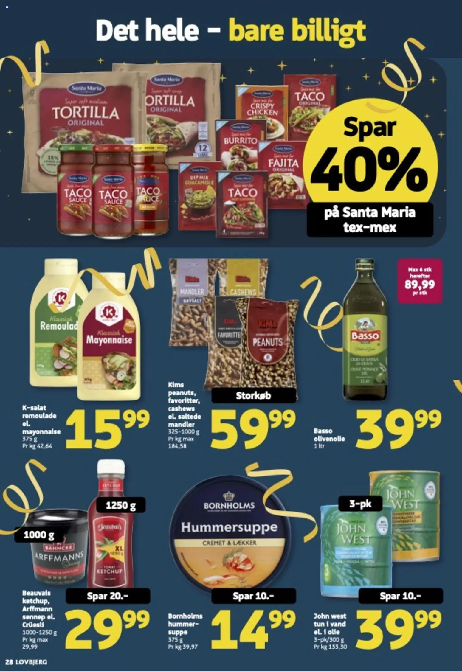 Løvbjerg tilbudsavis – gyldig fra 27.12.2025 | Side: 29 | Produkter: Ketchup, Mandler, Remoulade, Guacamole