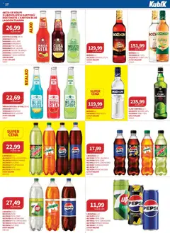 Kubík leták - Velkoobchod 08/2025 od 01.08.2025 | Strana: 17 | Produkty: Pepsi, Piña colada, Mojito, Božkov
