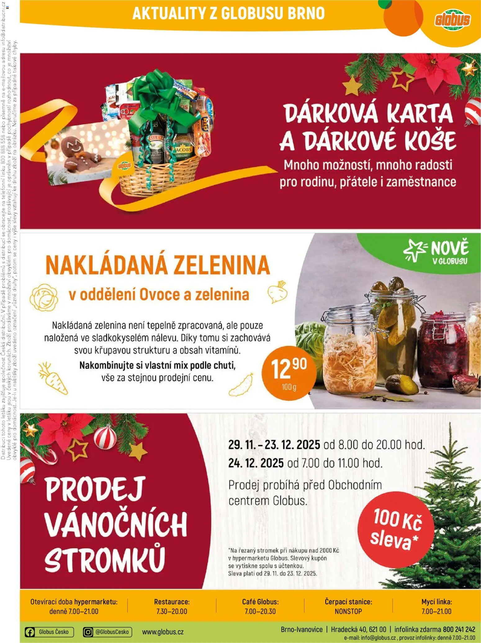 Globus leták - Brno od 03.12.2025 | Strana: 46 | Produkty: Ovoce, Globus, Dárkové koše, Zelenina