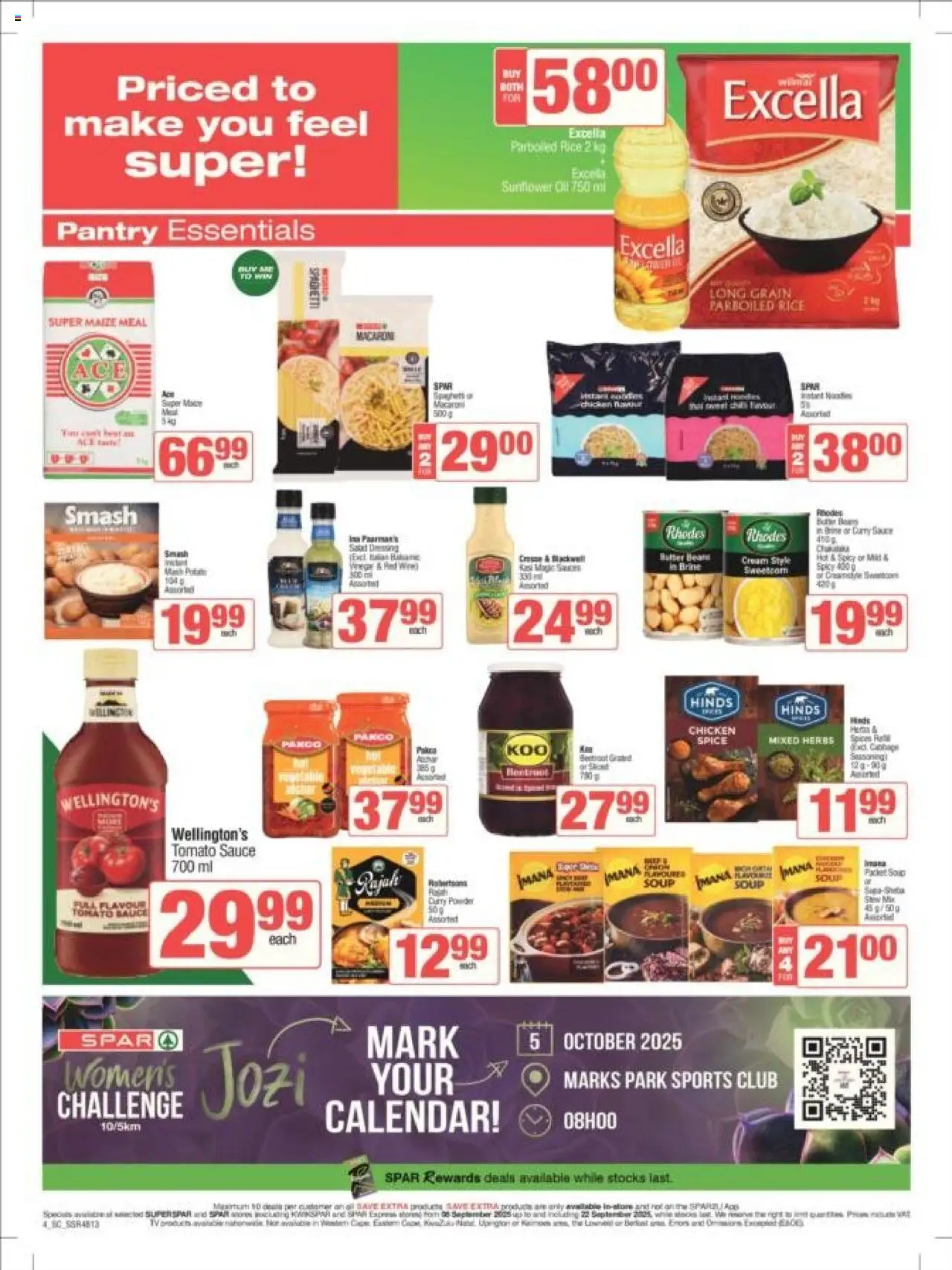 New Superspar catalogue – valid from 08.09.2025 | Page: 4 | Products: Oil, Chicken, Tomato sauce, Herbs