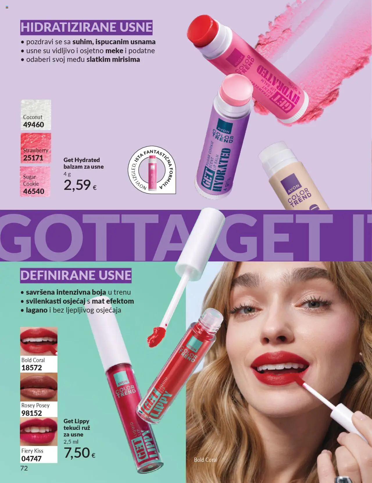 Avon katalog | vrijedi od 30.09.2025 | Stranica: 72 | Proizvodi: Balzam za usne, Ruž