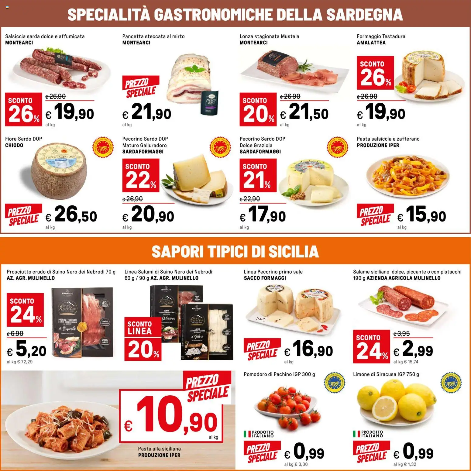 Volantino Iper del 23.01.2026 | Pagina: 9 | Prodotti: Salame, Suino, Prosciutto, Salsiccia