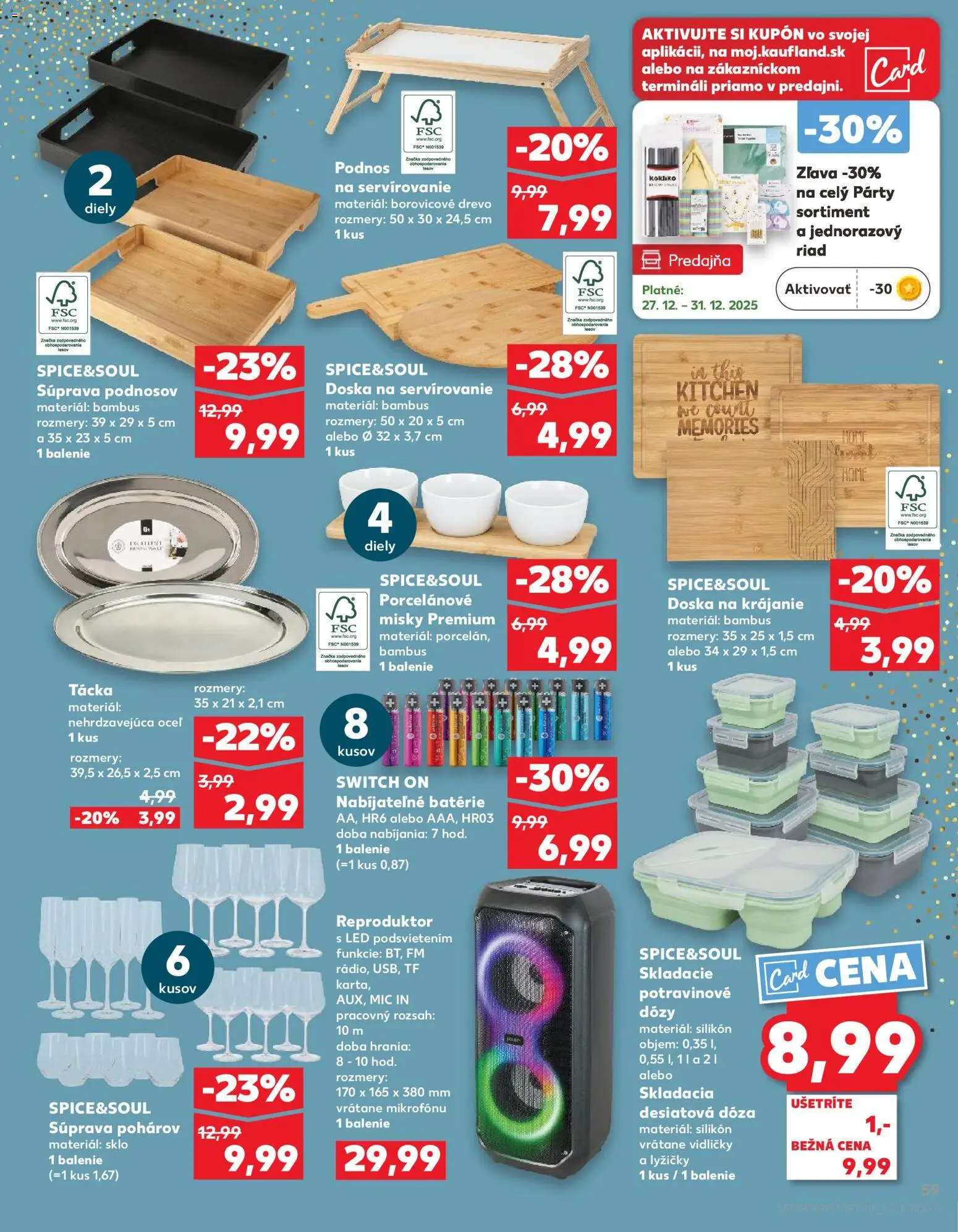 Kaufland SK akciós ujság - amely érvényes a következő dátumtól: 27.12.2025 | Oldal: 59