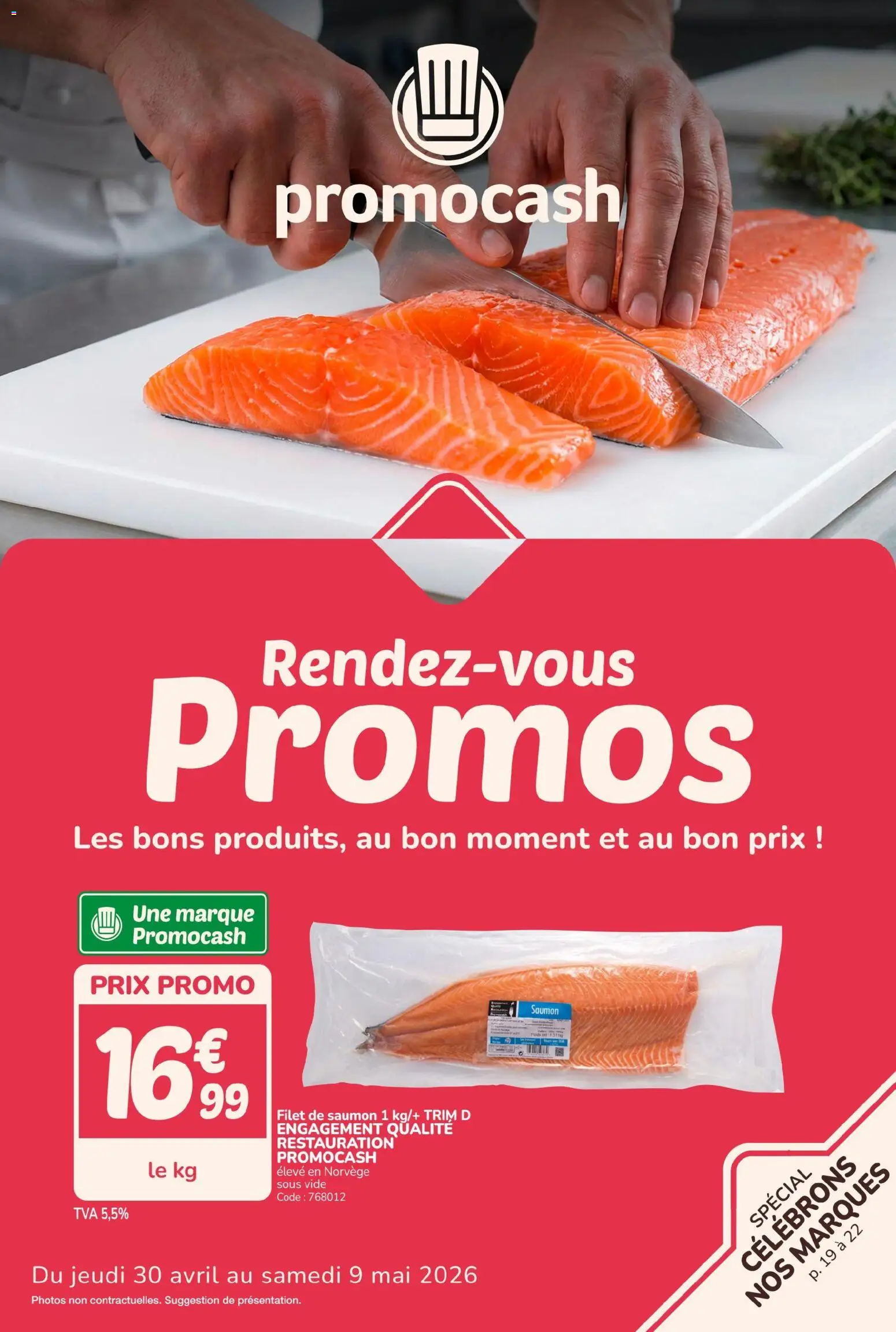 {H1} | Page: 1 | Produits: Filet de saumon, Saumon
