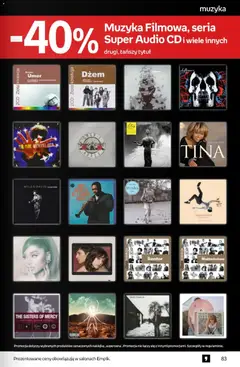 Pogląd oferty "Empik promocje" - ważna od 11.03.2026 | Strona: 83 | Produkty: Audio, Dżem