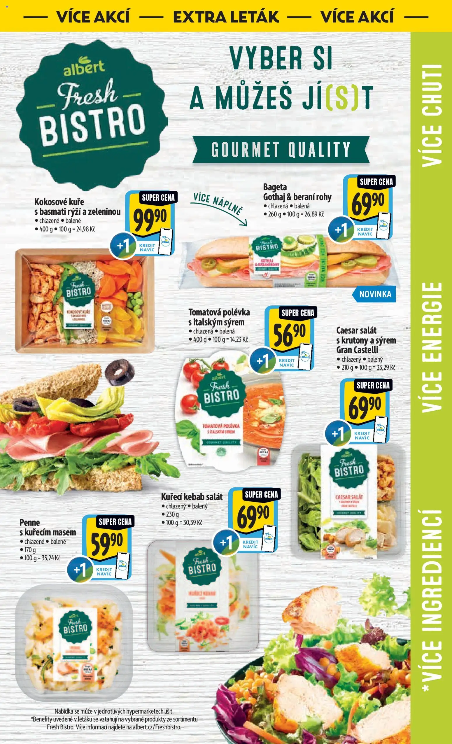 Albert leták - Hypermarket od 22.04.2026 | Strana: 37 | Produkty: Penne, Gourmet, Salát, Basmati