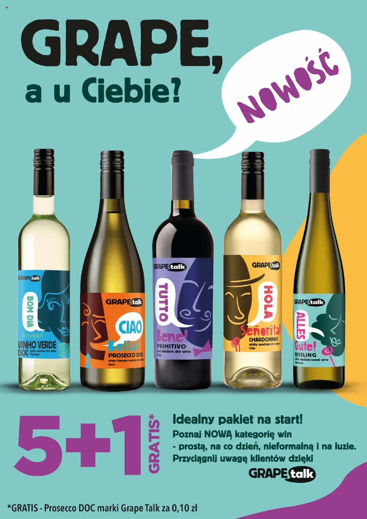 Eurocash Gazetka - Katalog Alkoholowy od 01.06.2025 | Strona: 47 | Produkty: Riesling, Chardonnay, Prosecco