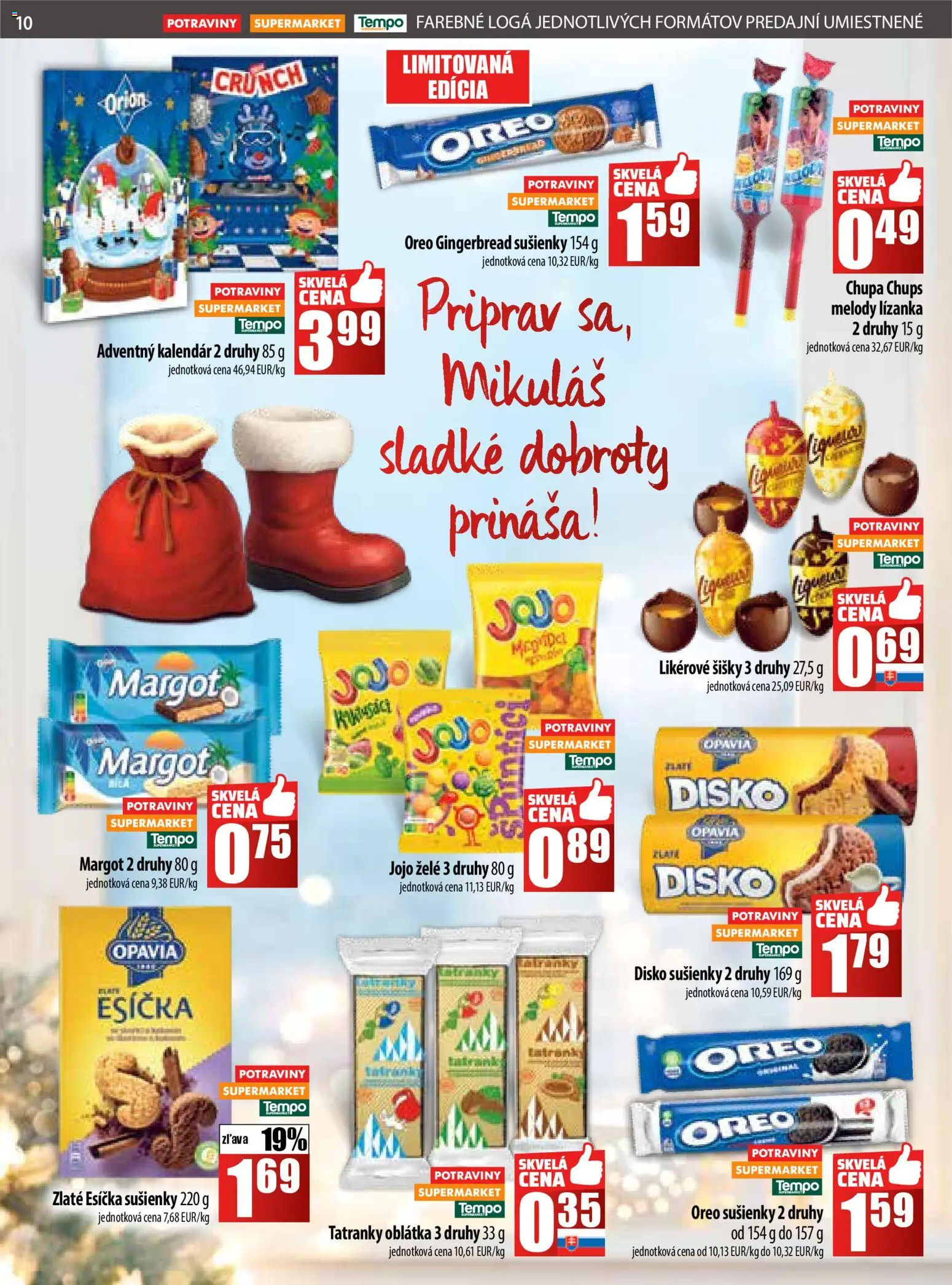 Nové COOP Jednota akcie – leták je platný od 20.11.2025 | Strana: 10 | Produkty: Šišky