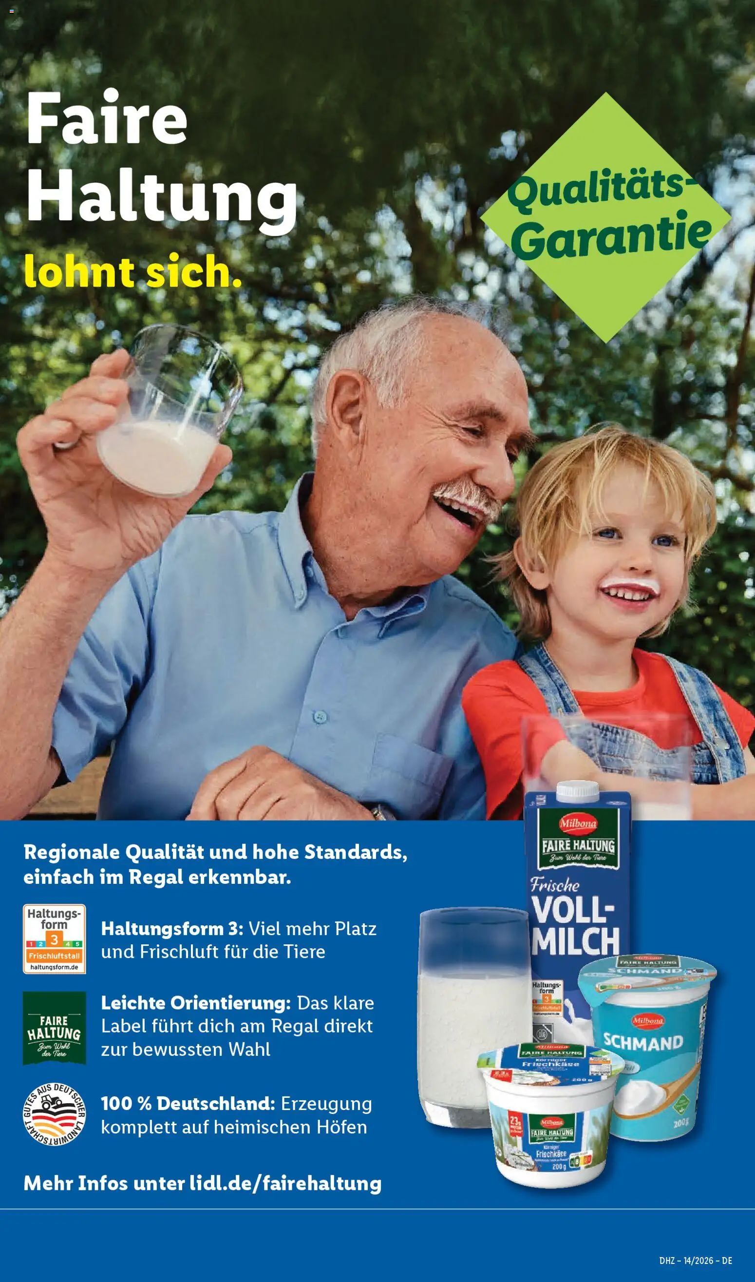 Lidl Německo leták od 30.03.2026 | Strana: 69 | Produkty: Milbona, Regál