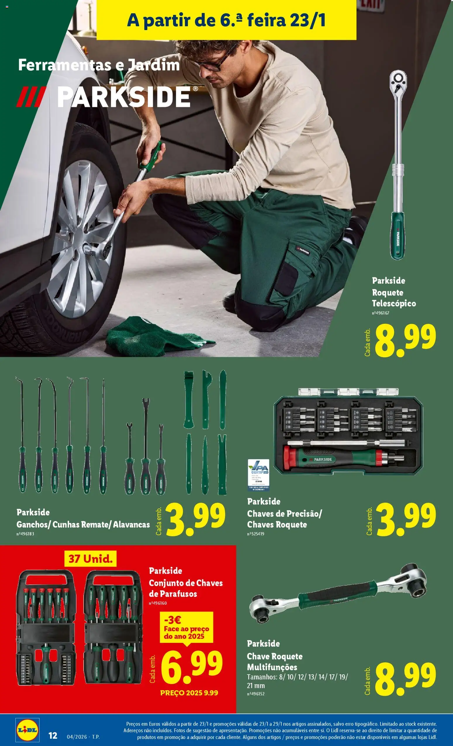 Lidl Novidades │ válido de 19.01.2026 | Página: 12 | Produtos: Ferramentas