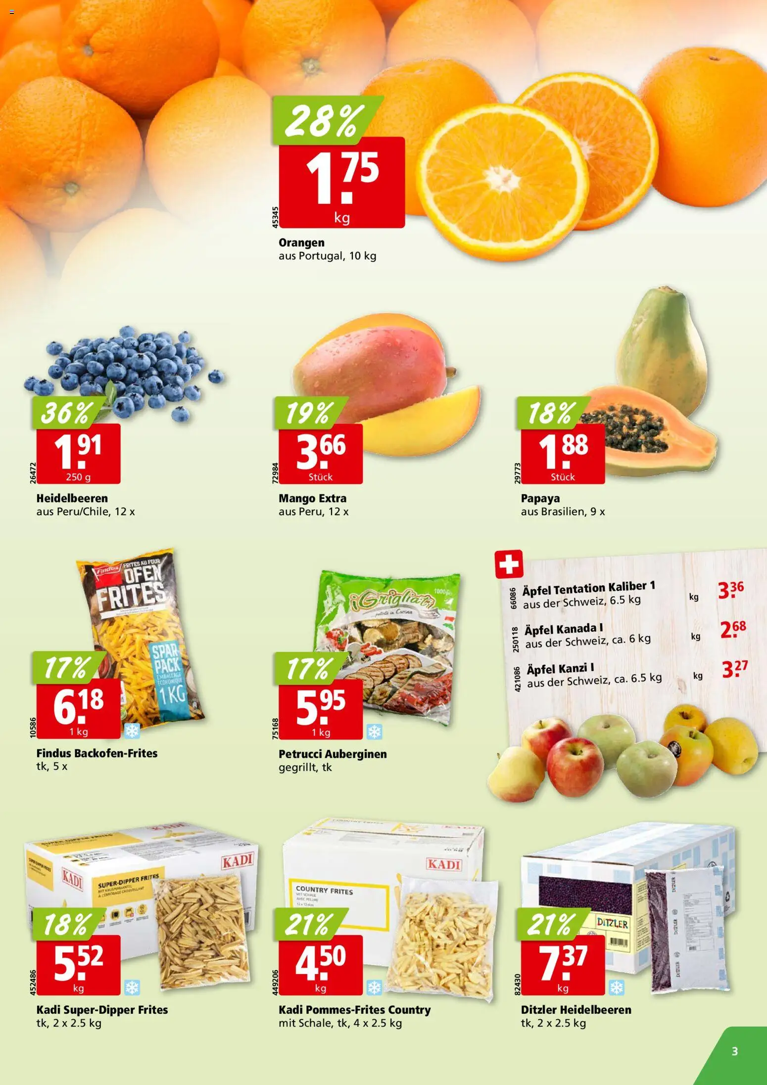 Aligro Aktionen – gültig ab 26.01.2026 | Seite: 3 | Produkte: Äpfel, Orangen, Mango, Ofen