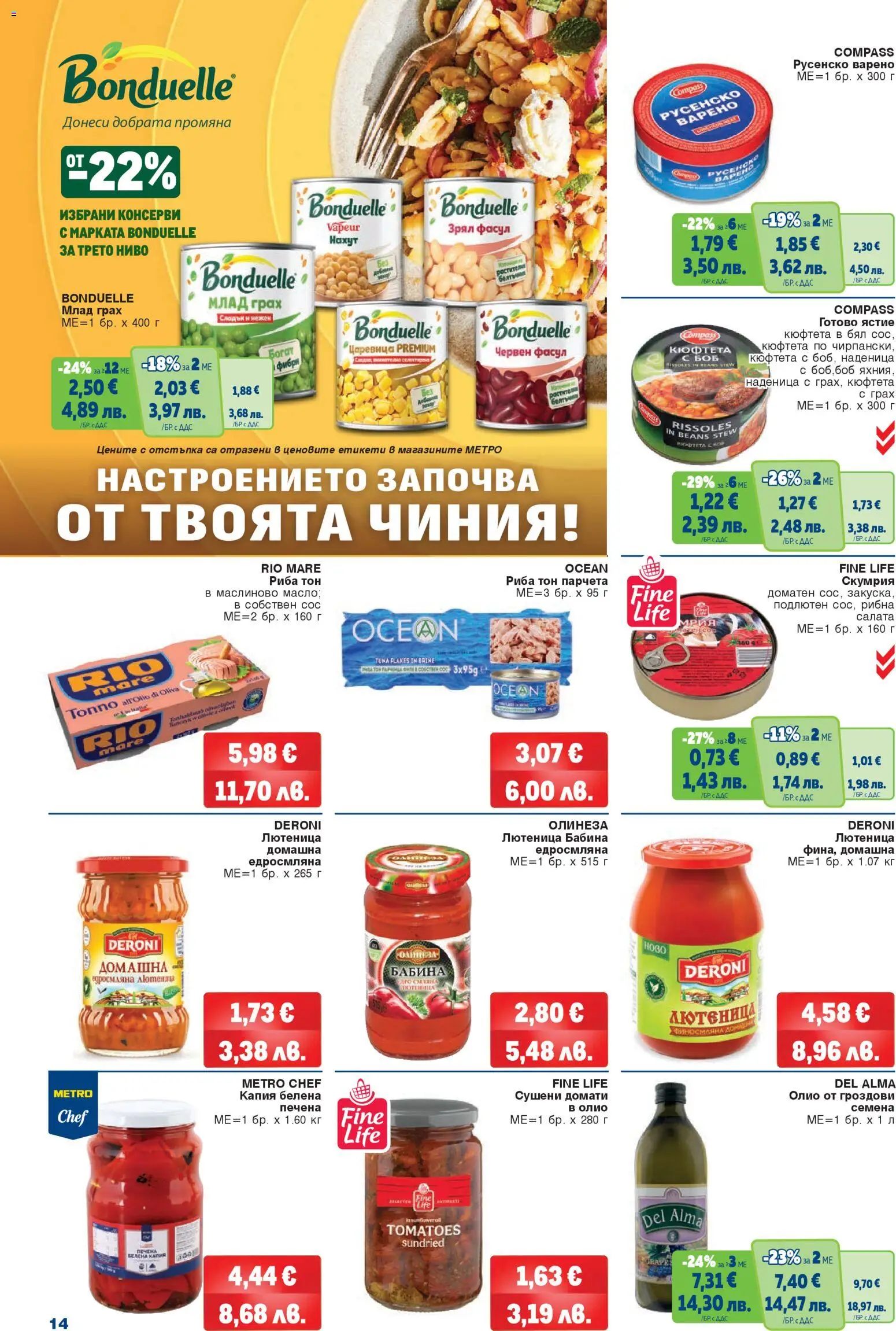 {H1} | Страница: 14 | Продукти: Чиния, Нахут, Matcha tea, Семена