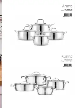 04.09.2025 tarihinden itibaren geçerli olan Karaca kataloğu önizlemesi | Sayfa: 31 | Ürünler: Tencere seti