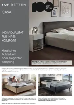 Zurbrüggen Ruf Betten Spezial ab 17.04.2026 gültig | Seite: 4 | Produkte: Bett, Boxspringbett, Polsterbett
